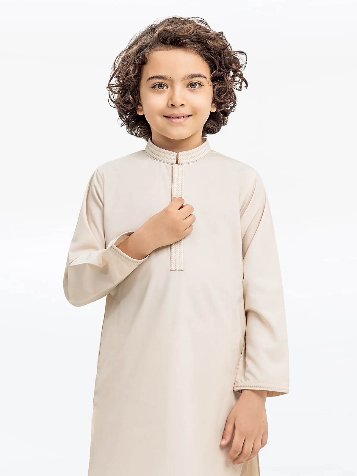 Embroidered Blended Kurta Pajama - EBTKP24-006 - Image 2