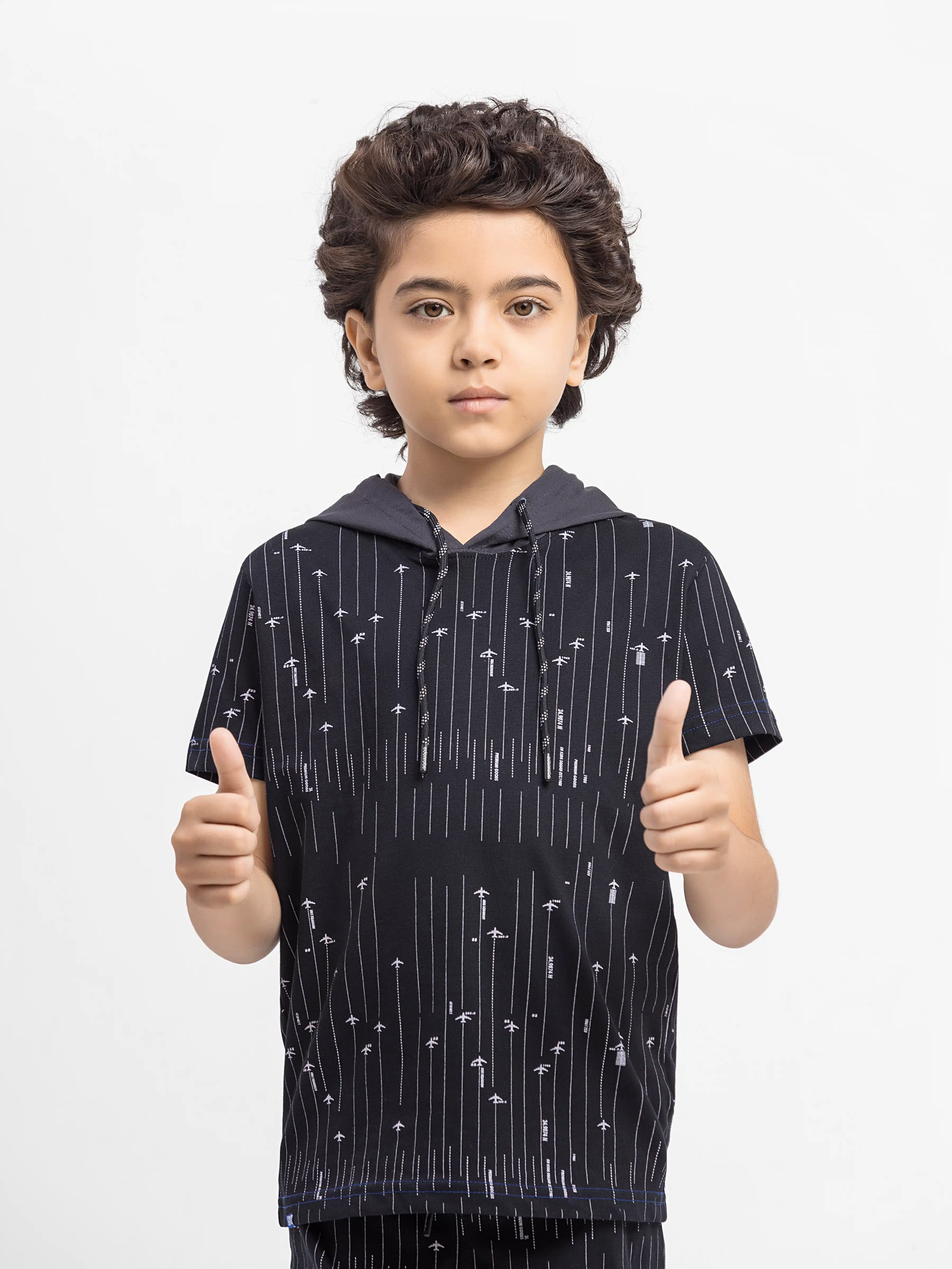 Hooded Tee Co-Ord Set - EBTCS5-007 - Image 2