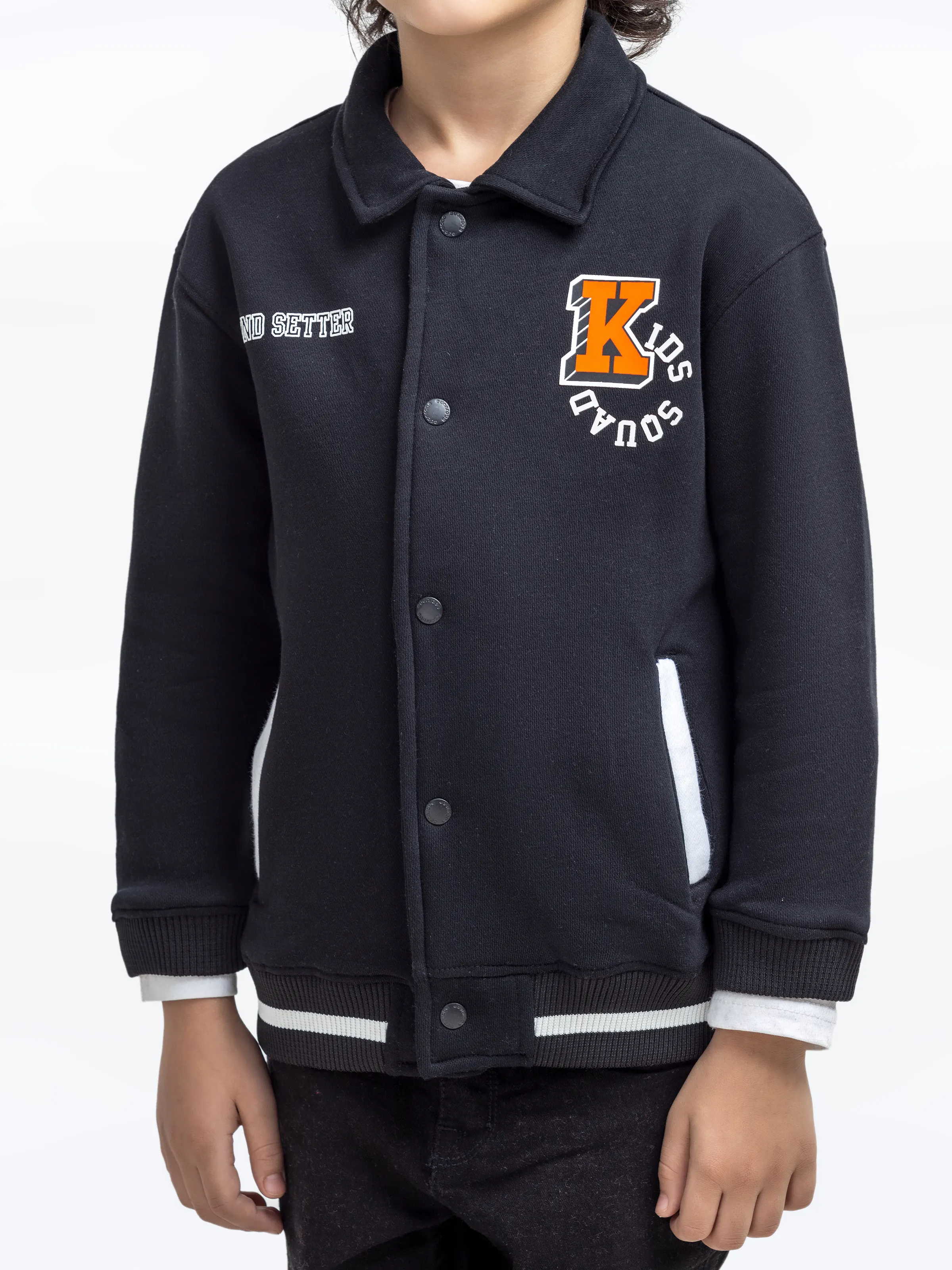 Snap Button Jacket - EBTJK24-003 - Image 3