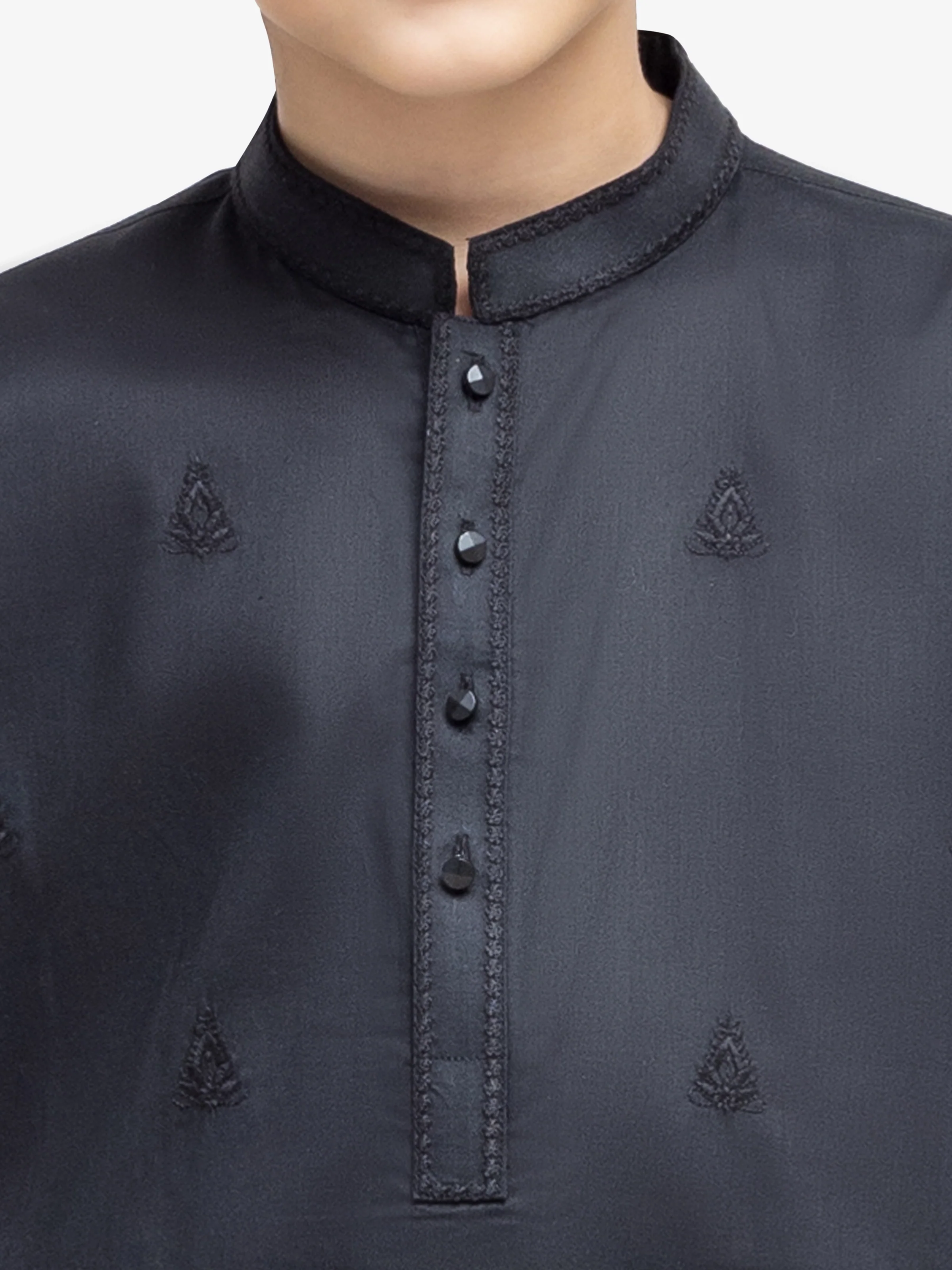 Embroidered Cotton Kurta - EBTK25-3993 - Image 3