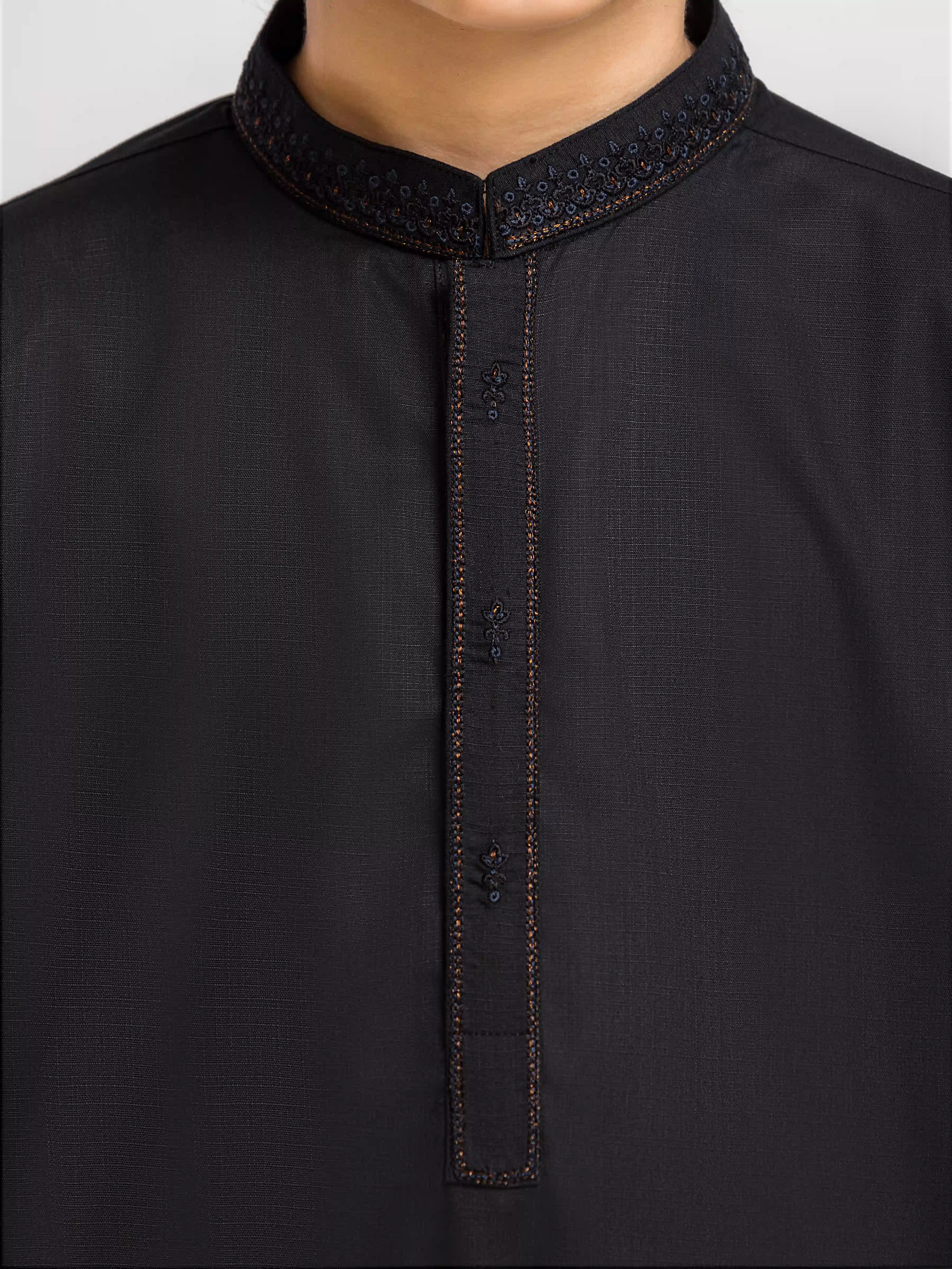 Embroidered Blended Shalwar Kameez - EBTKS6-4095 - Image 3