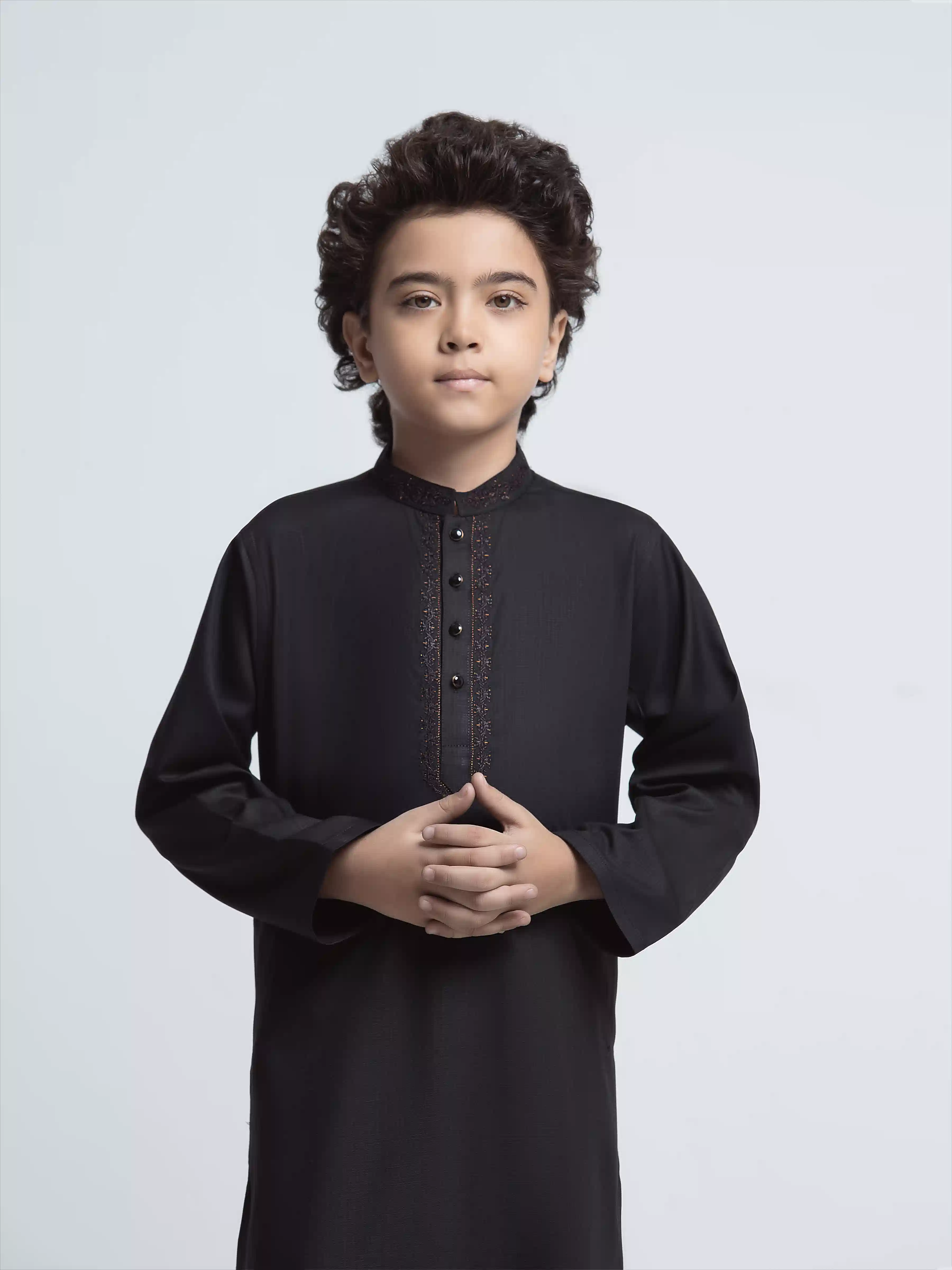 Embroidered Blended Shalwar Kameez - EBTKS6-4102 - Image 2