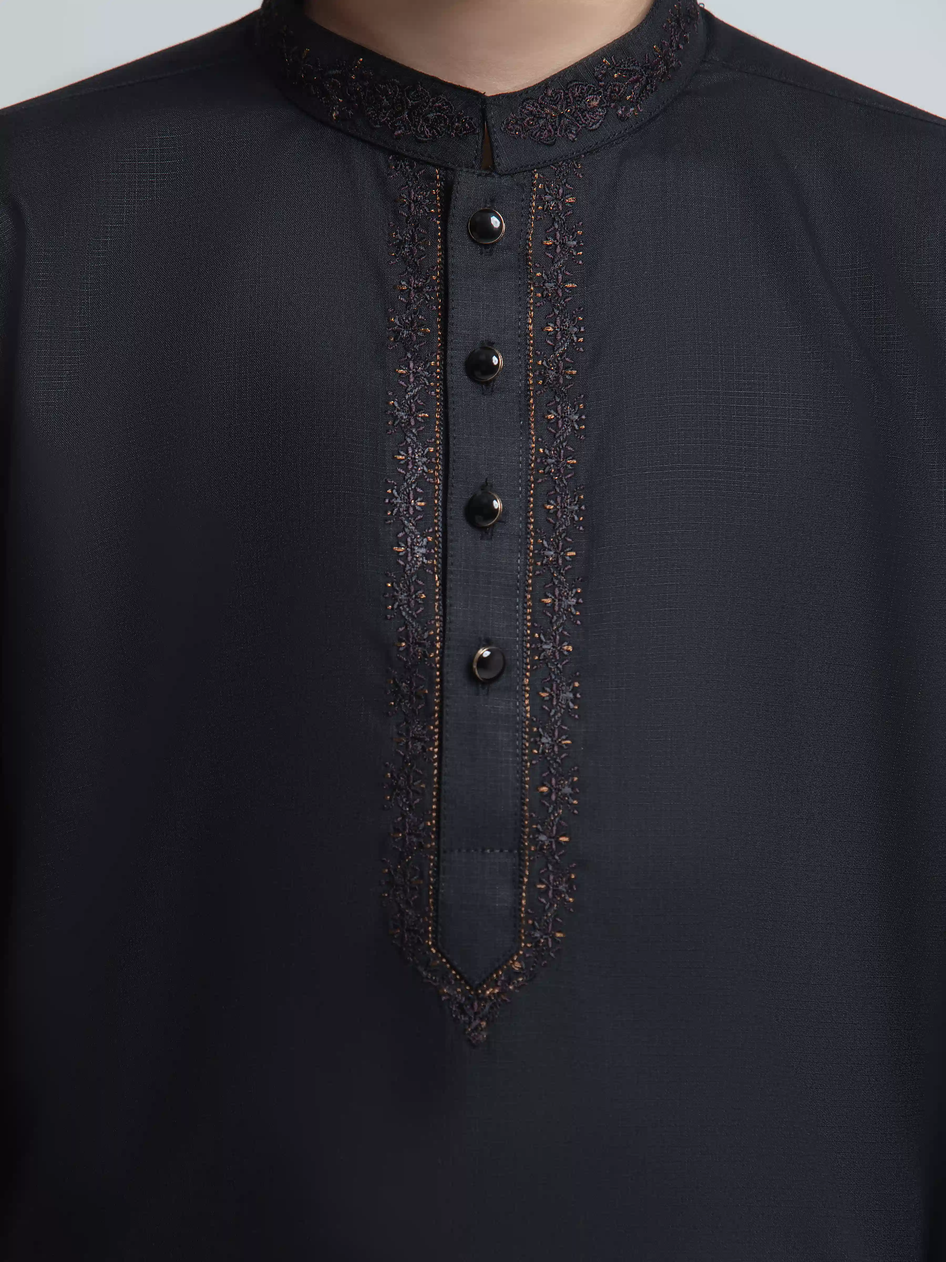 Embroidered Blended Shalwar Kameez - EBTKS6-4102 - Image 3