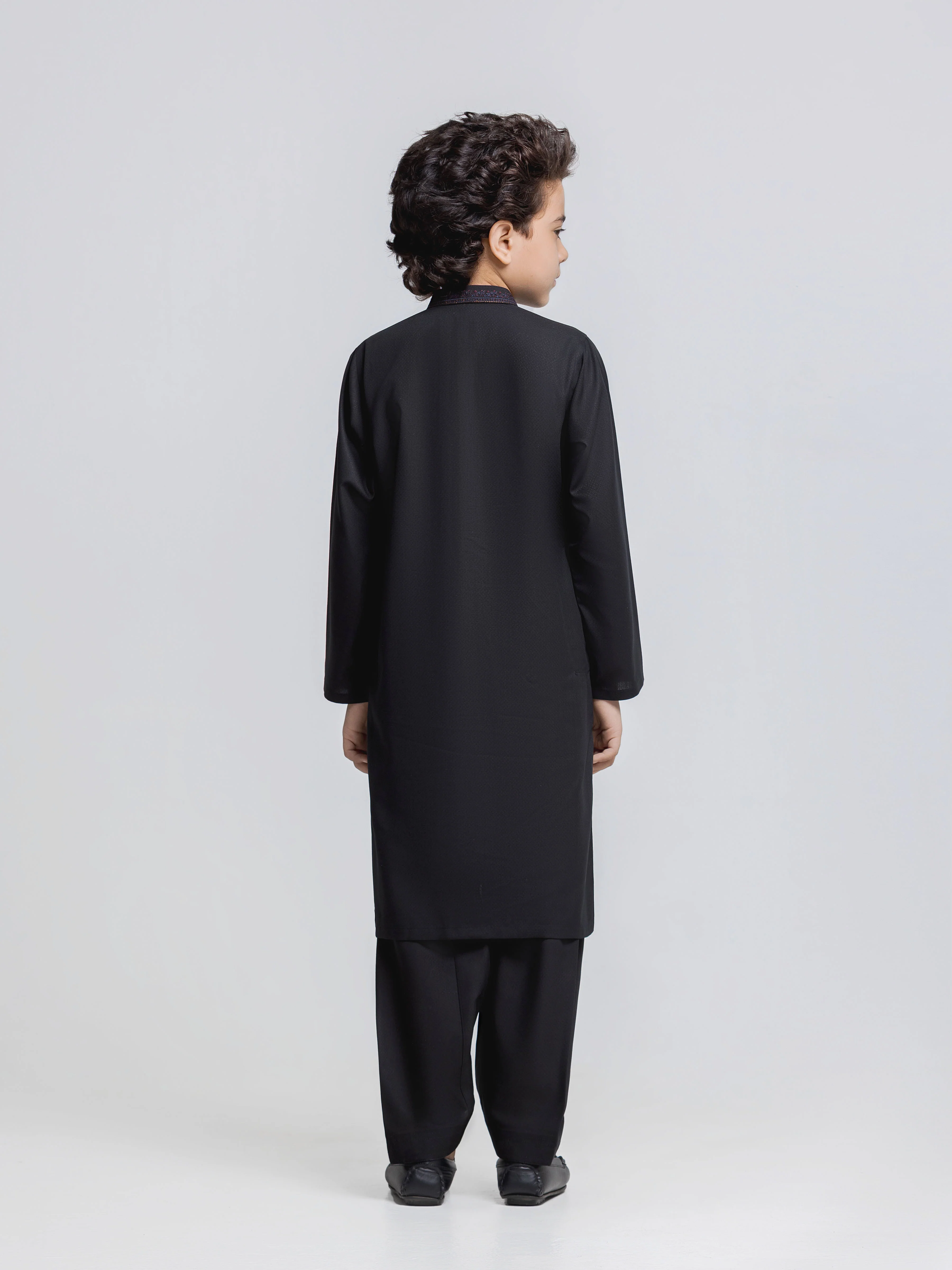 Embroidered Blended Shalwar Kameez - EBTKS6-4107 - Image 5