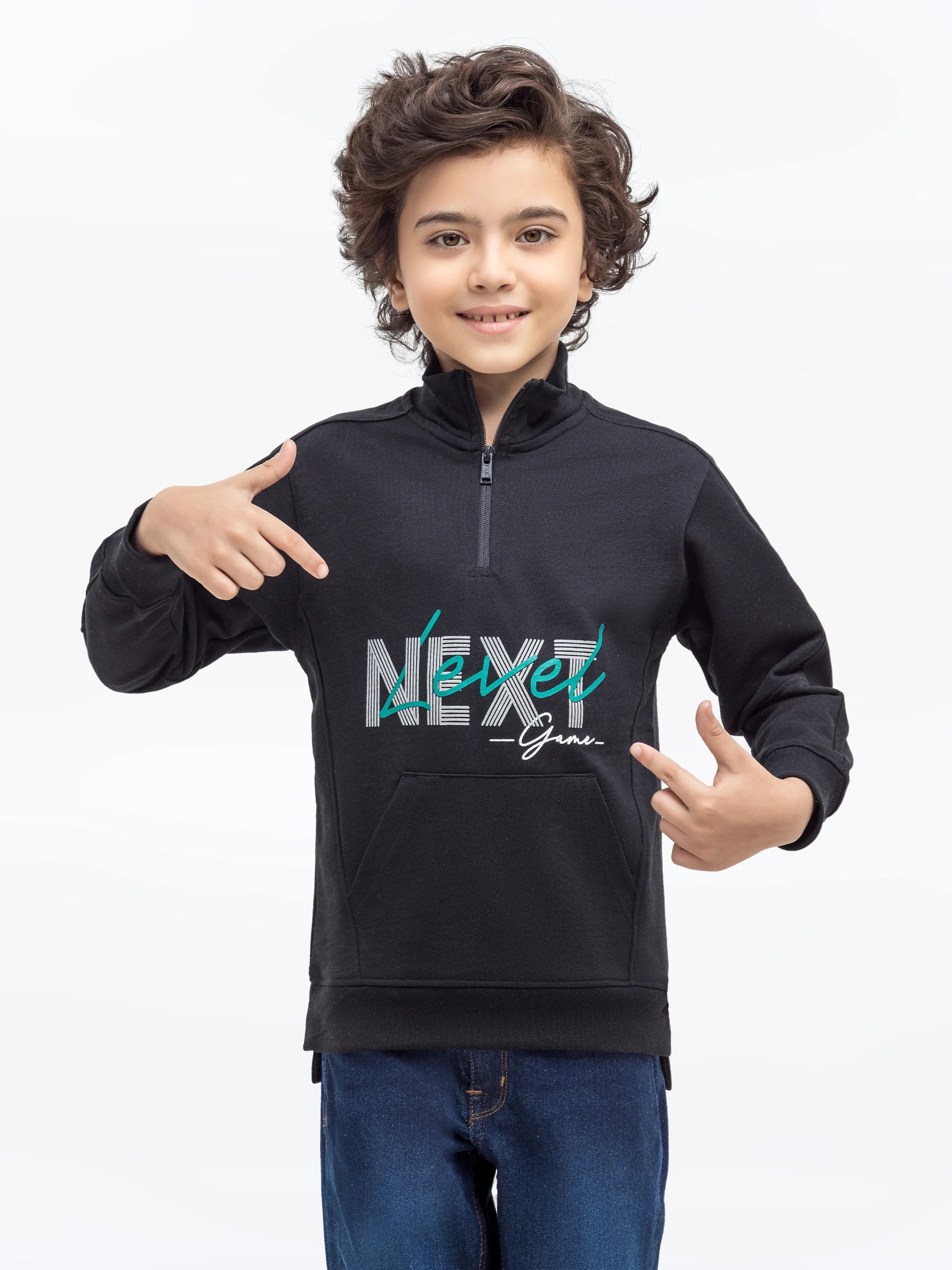 Quarter-Zip Next Level Sweatshirt - EBTSS24-005