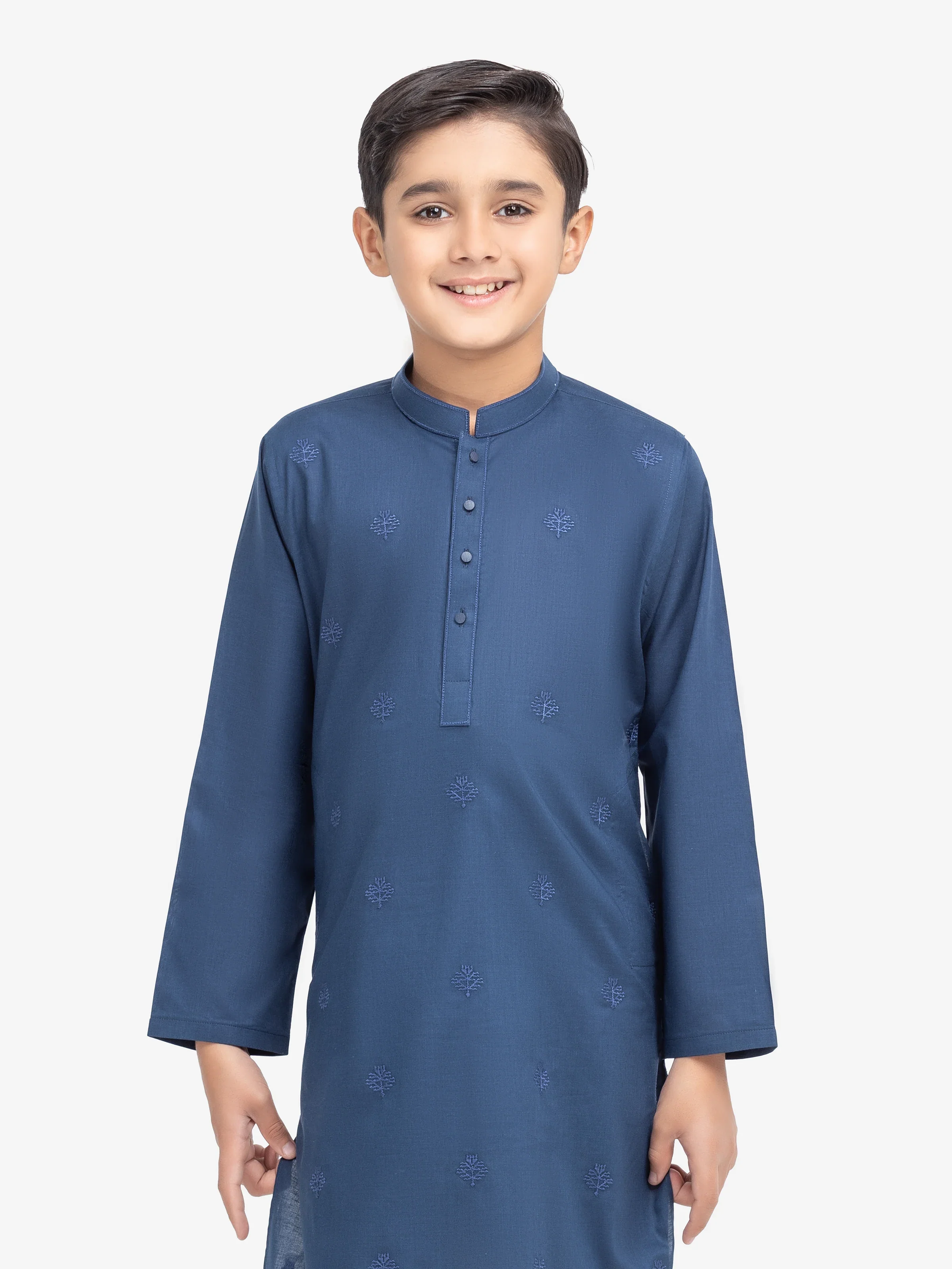 Embroidered Cambric Kurta - EBTK25-4001 - Image 2