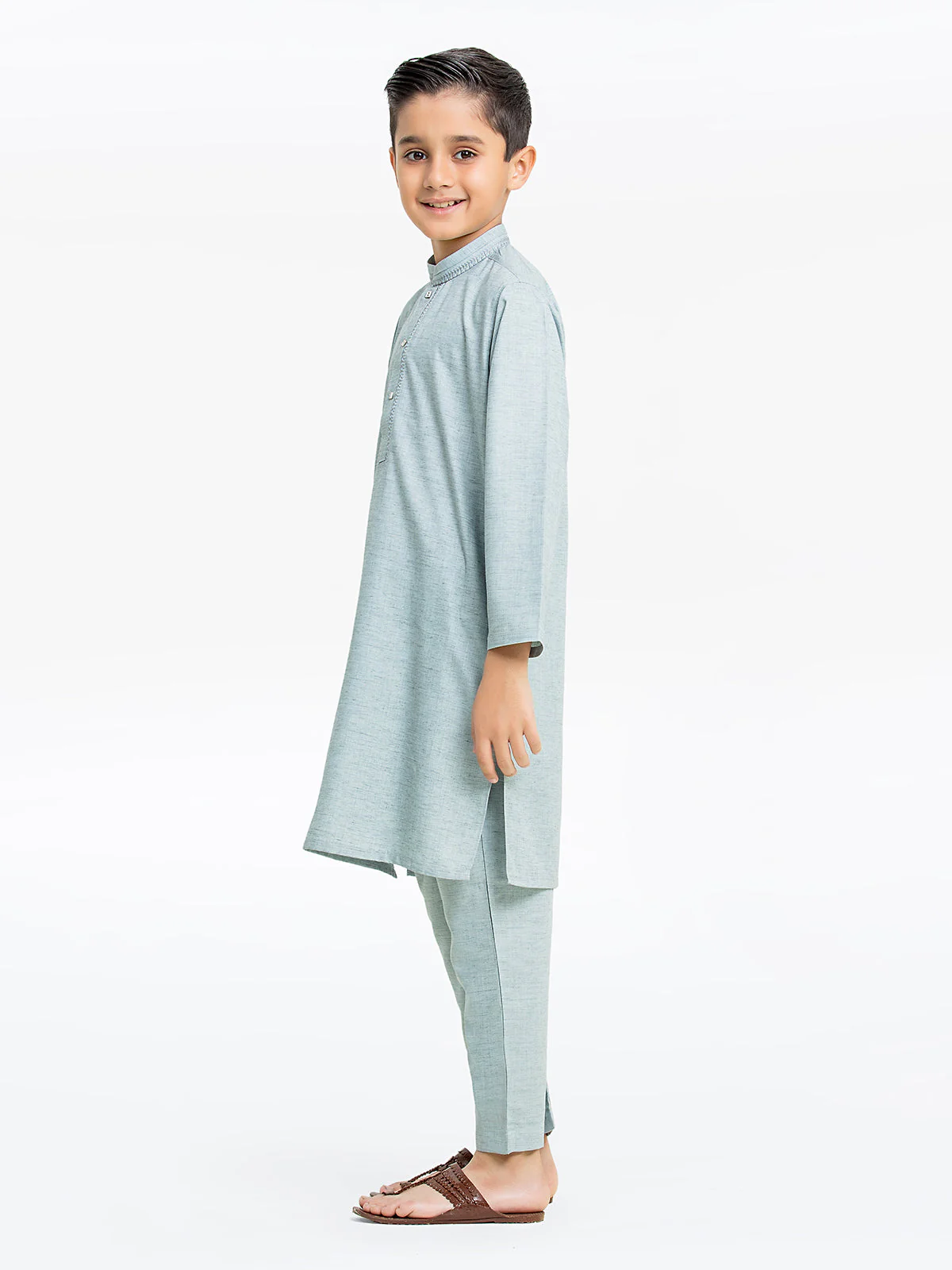 Embroidered Blended Kurta Pajama - EBTKP24-001 - Image 4