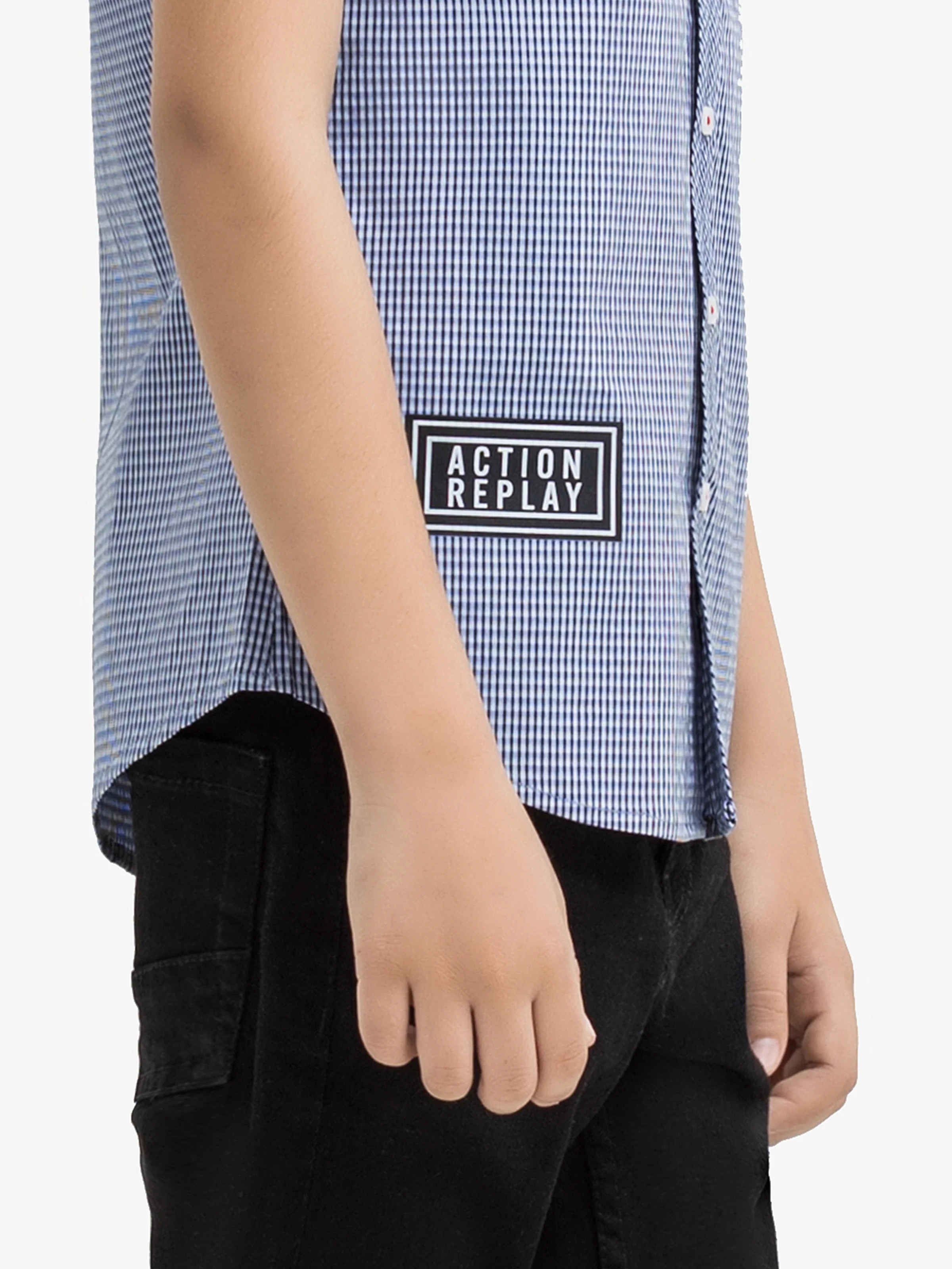 Half Sleeves Striped Shirt - EBTS5-27588 - Image 4