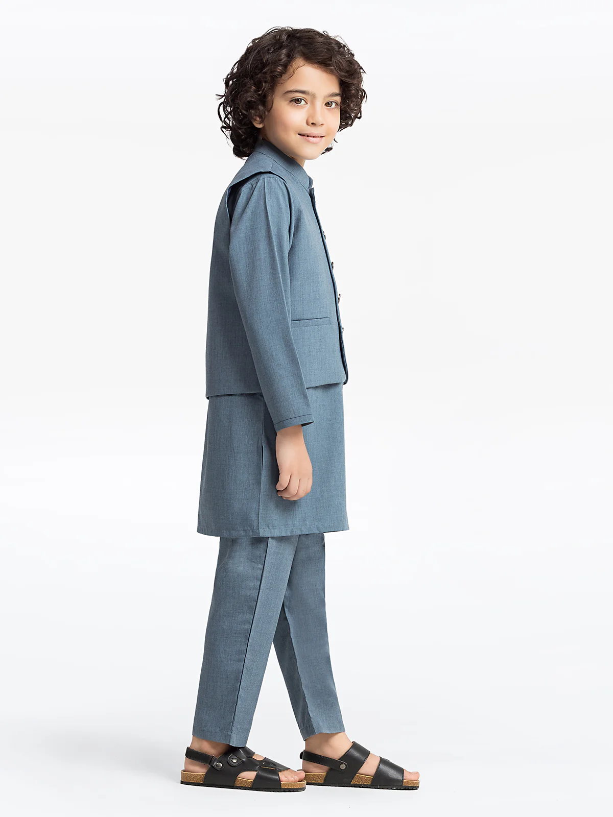 Embroidered Blended Waistcoat Suit - EBTWCS24-25189 - Image 4
