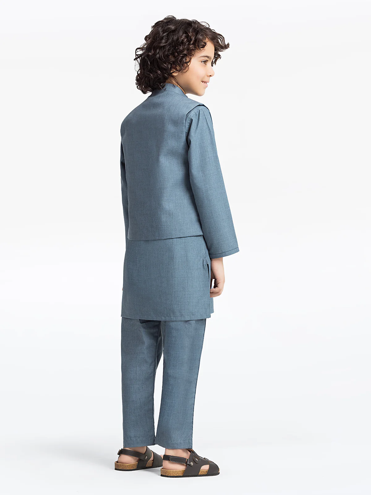 Embroidered Blended Waistcoat Suit - EBTWCS24-25189 - Image 5
