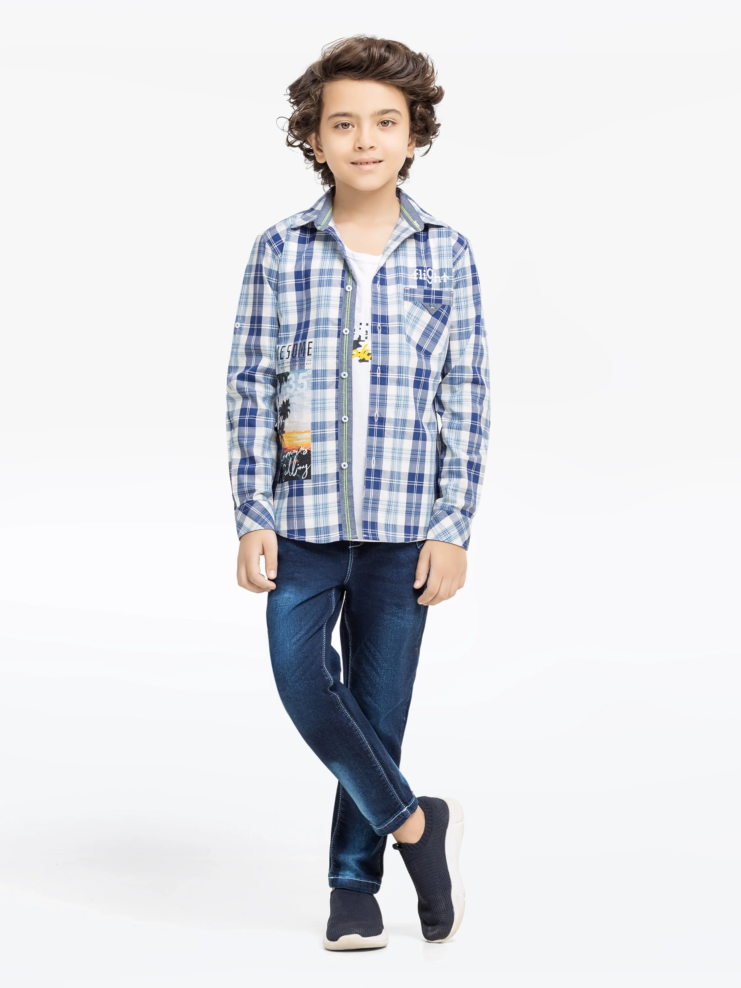 Check Shirt - EBTS5-27583-2P