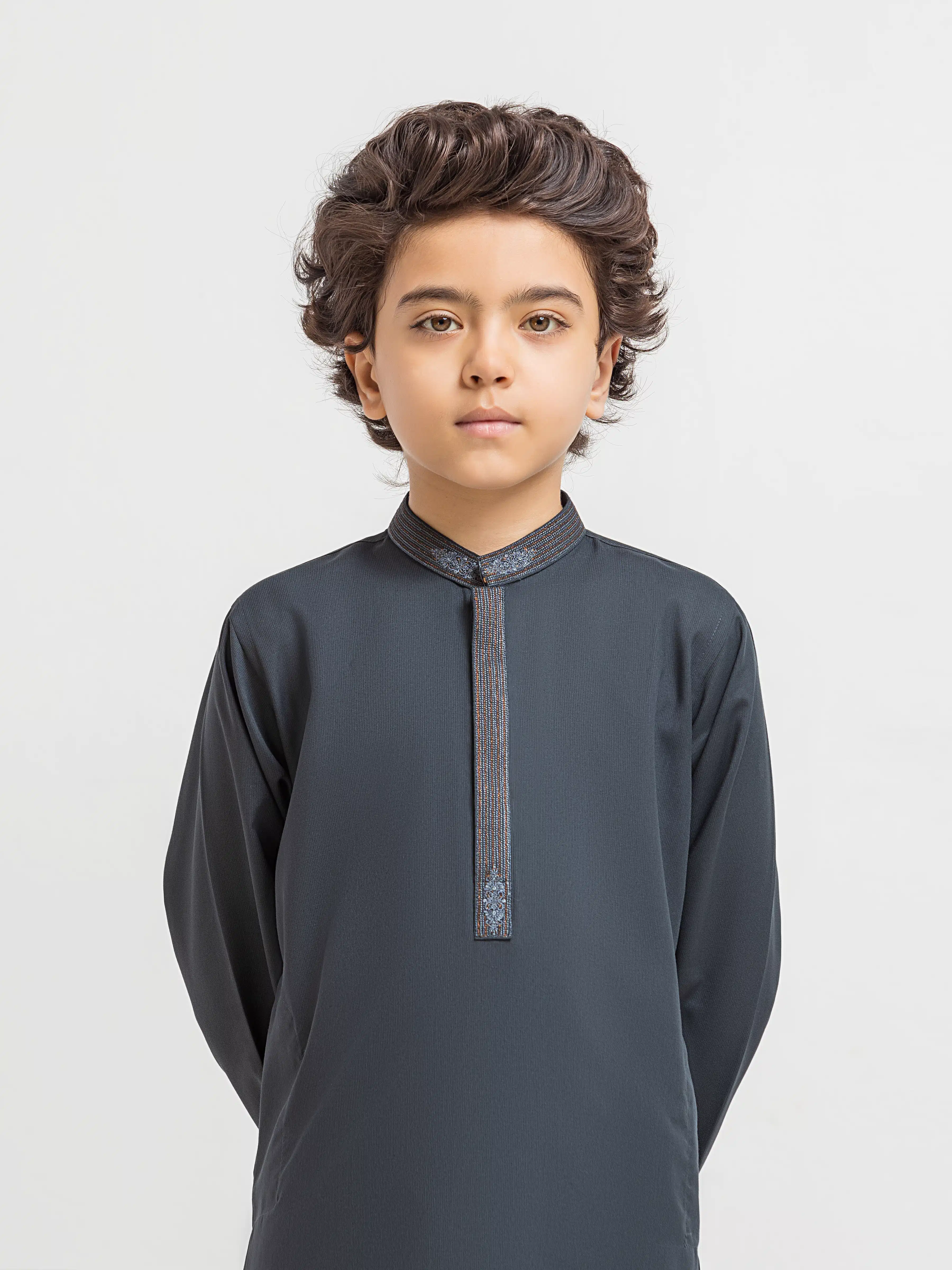 Embroidered Blended Shalwar Kameez - EBTKS6-4101 - Image 2