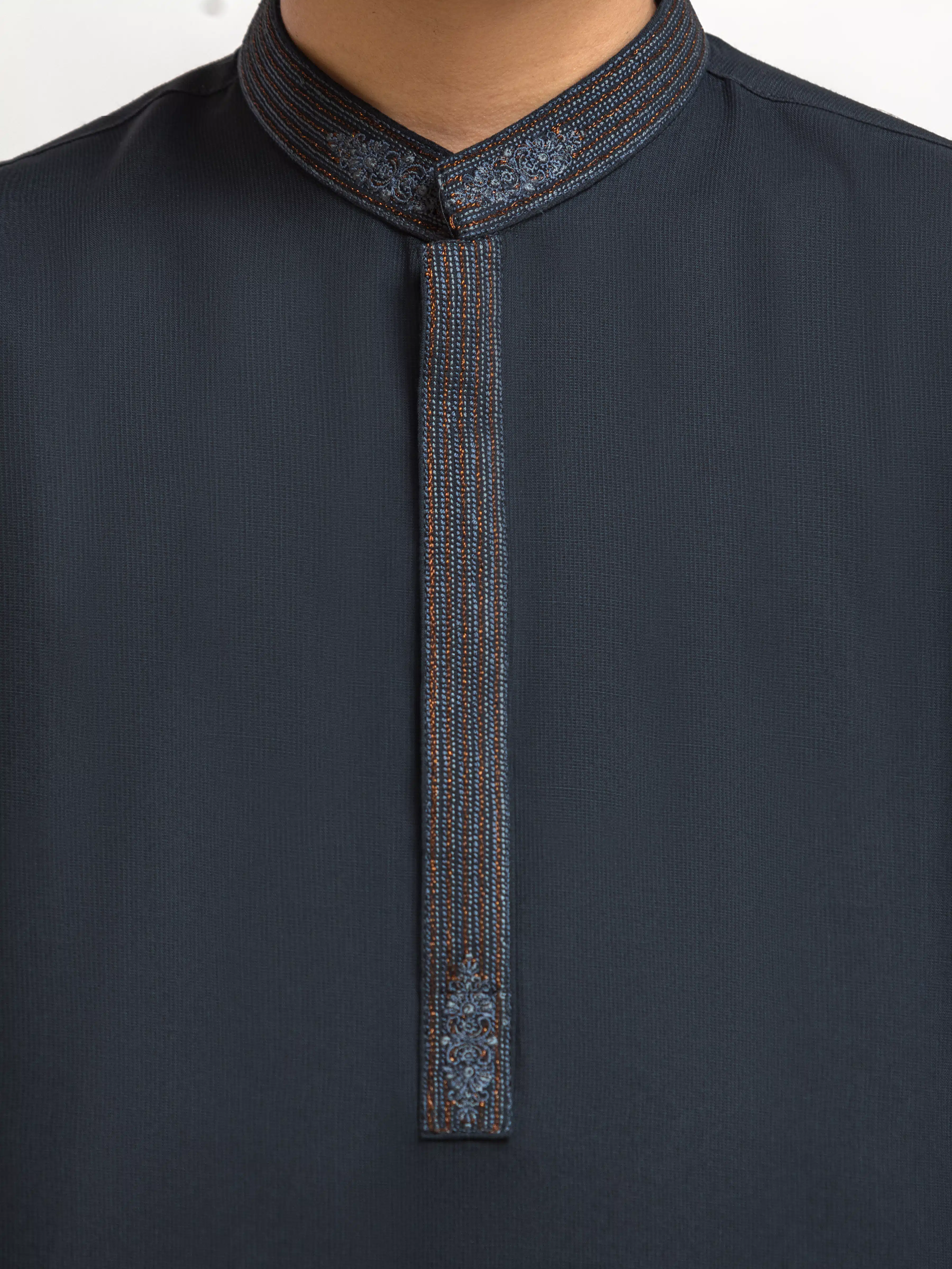 Embroidered Blended Shalwar Kameez - EBTKS6-4101 - Image 3