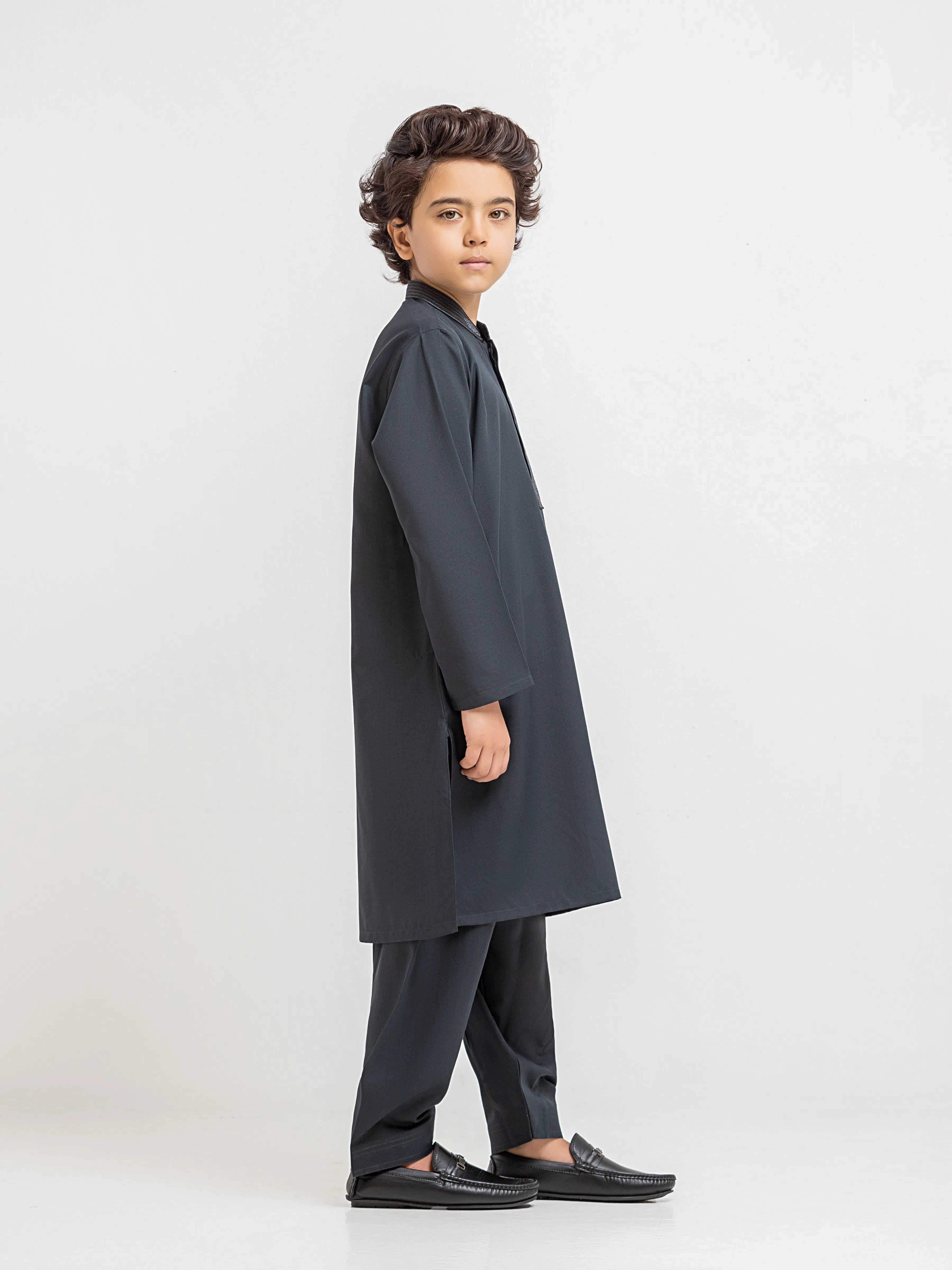 Embroidered Blended Shalwar Kameez - EBTKS6-4101 - Image 4