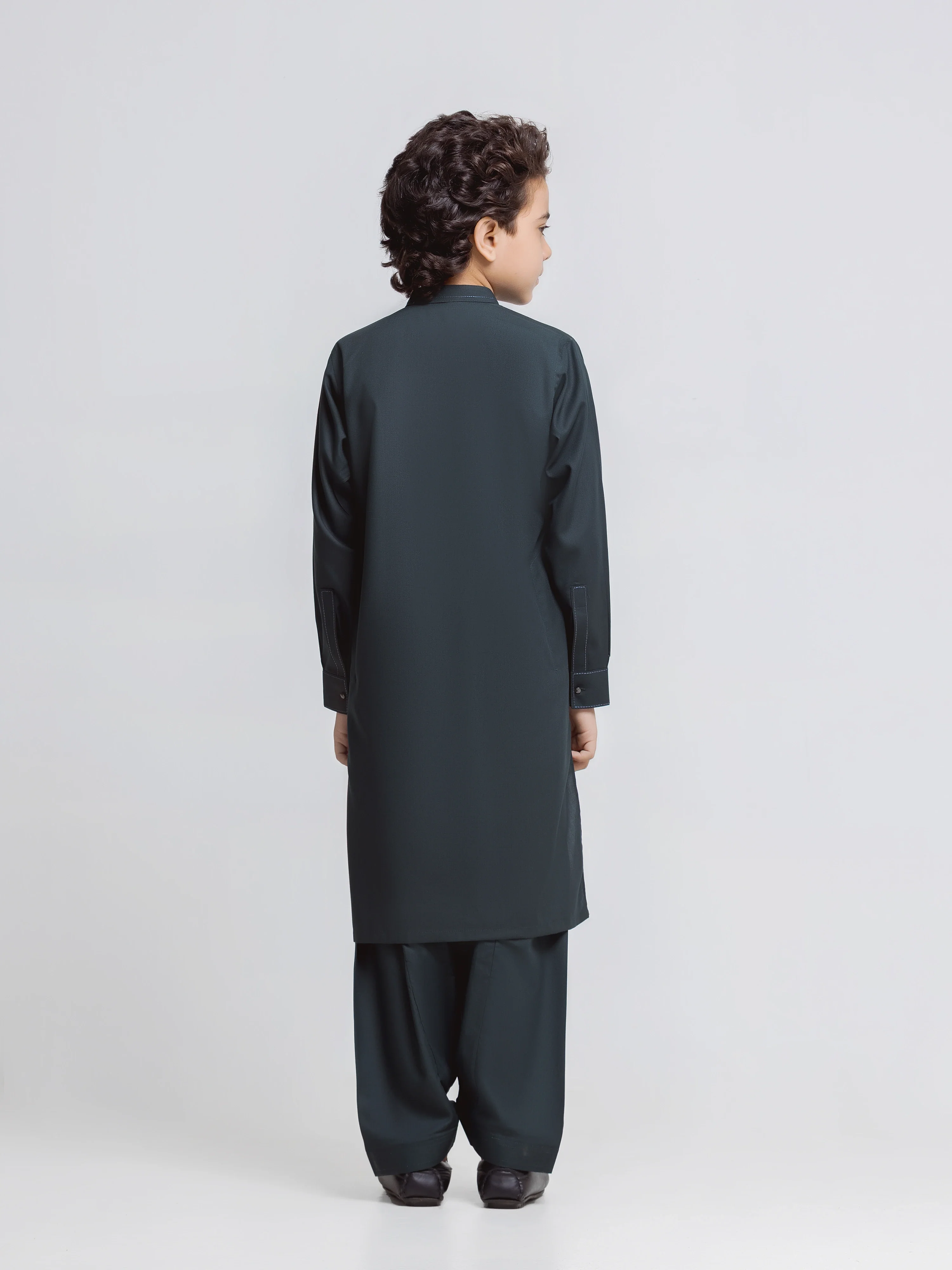 Embroidered Blended Shalwar Kameez - EBTKS6-4111 - Image 5