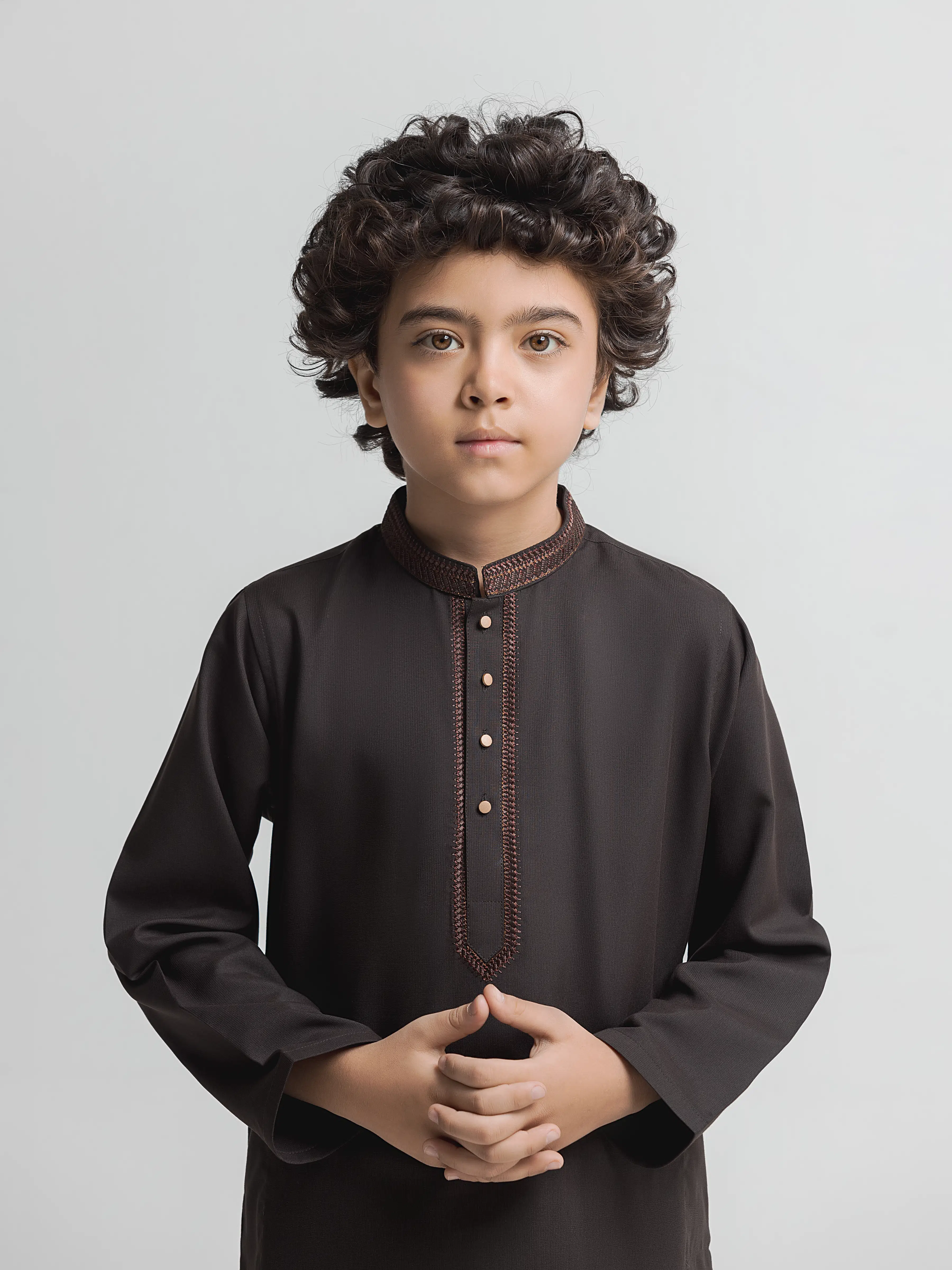 Embroidered Blended Shalwar Kameez - EBTKS6-4108 - Image 2