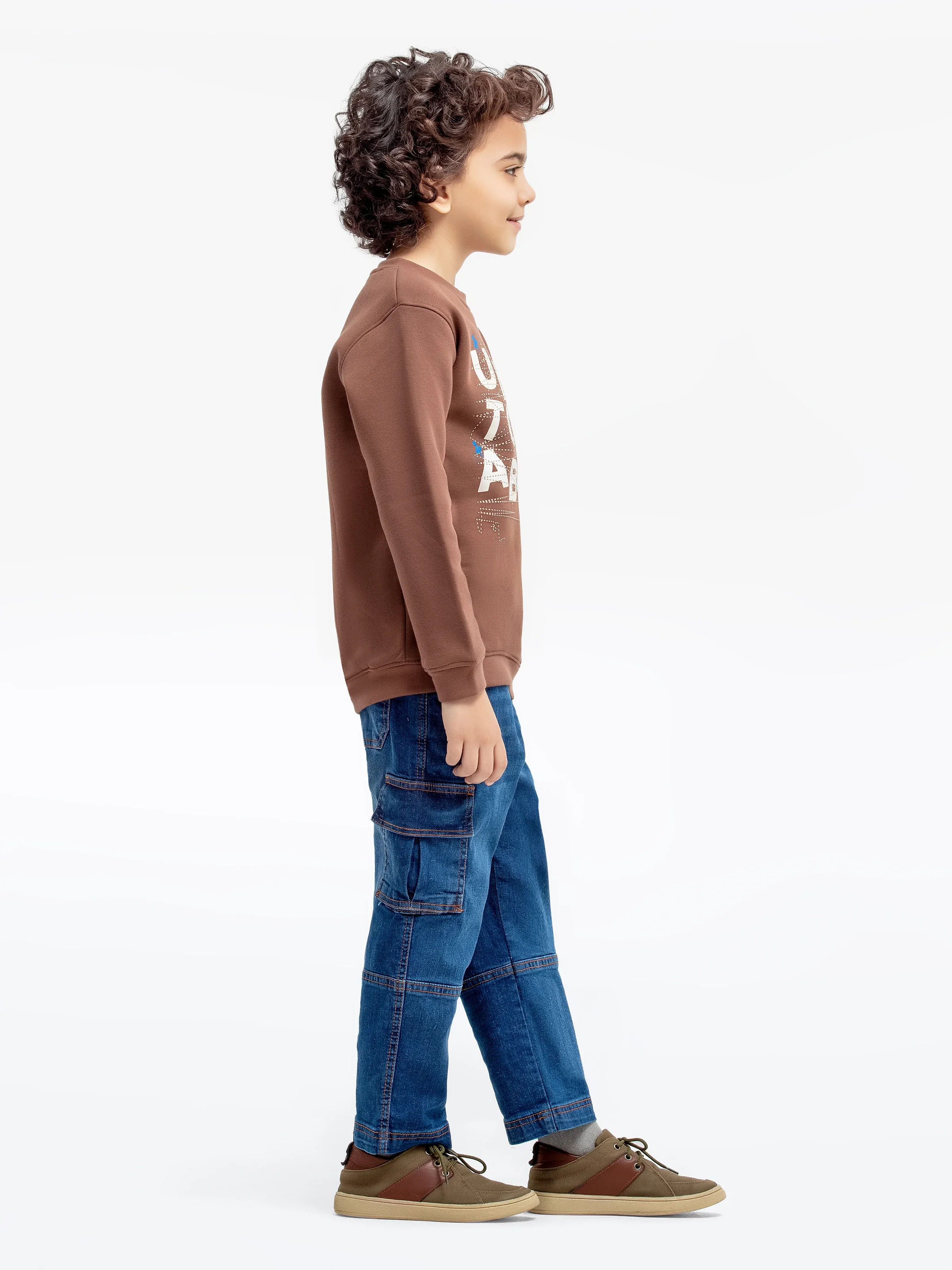 Crew Neck Graphic Sweatshirt - EBTSS24-002 - Image 4