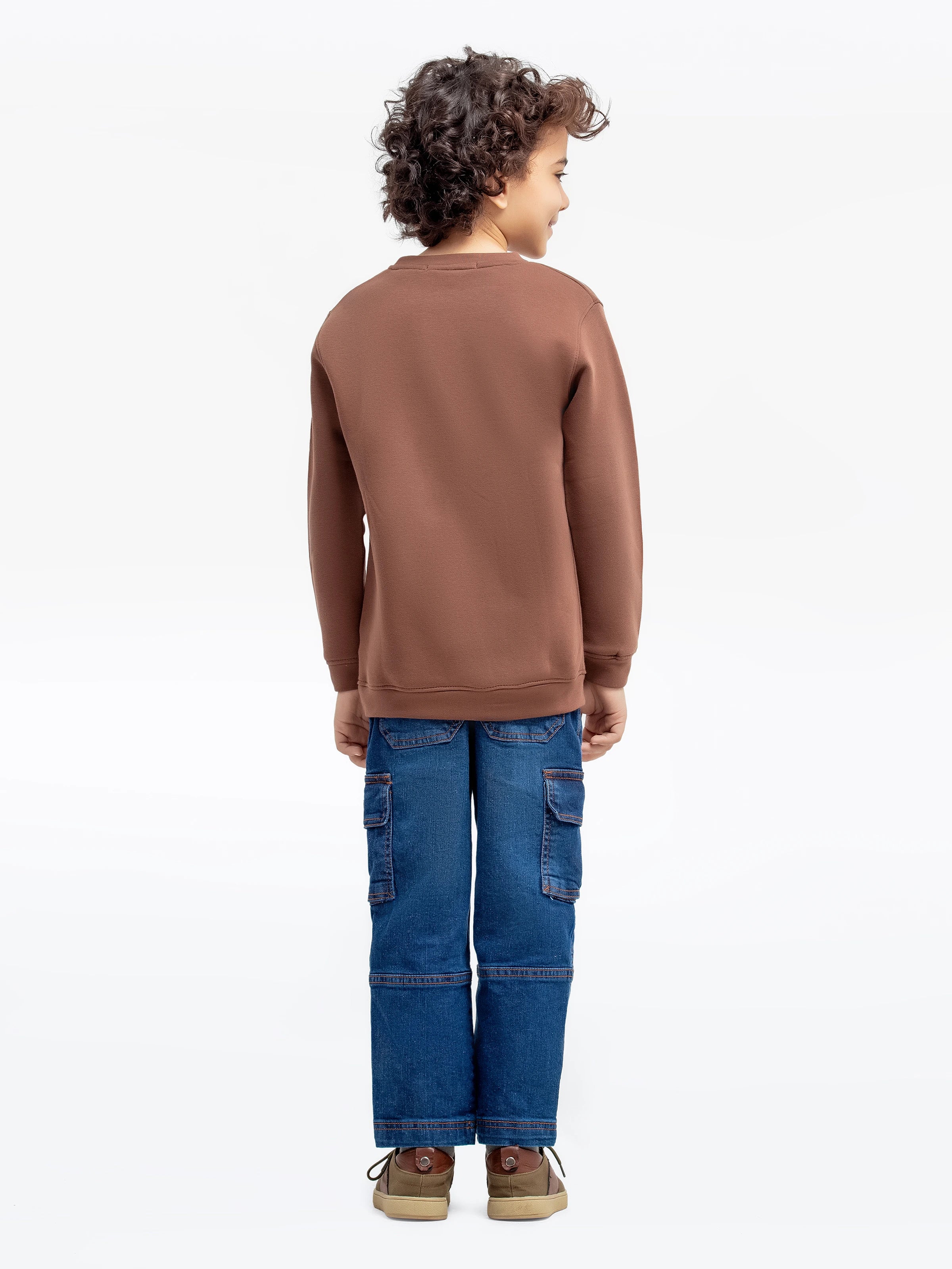 Crew Neck Graphic Sweatshirt - EBTSS24-002 - Image 5