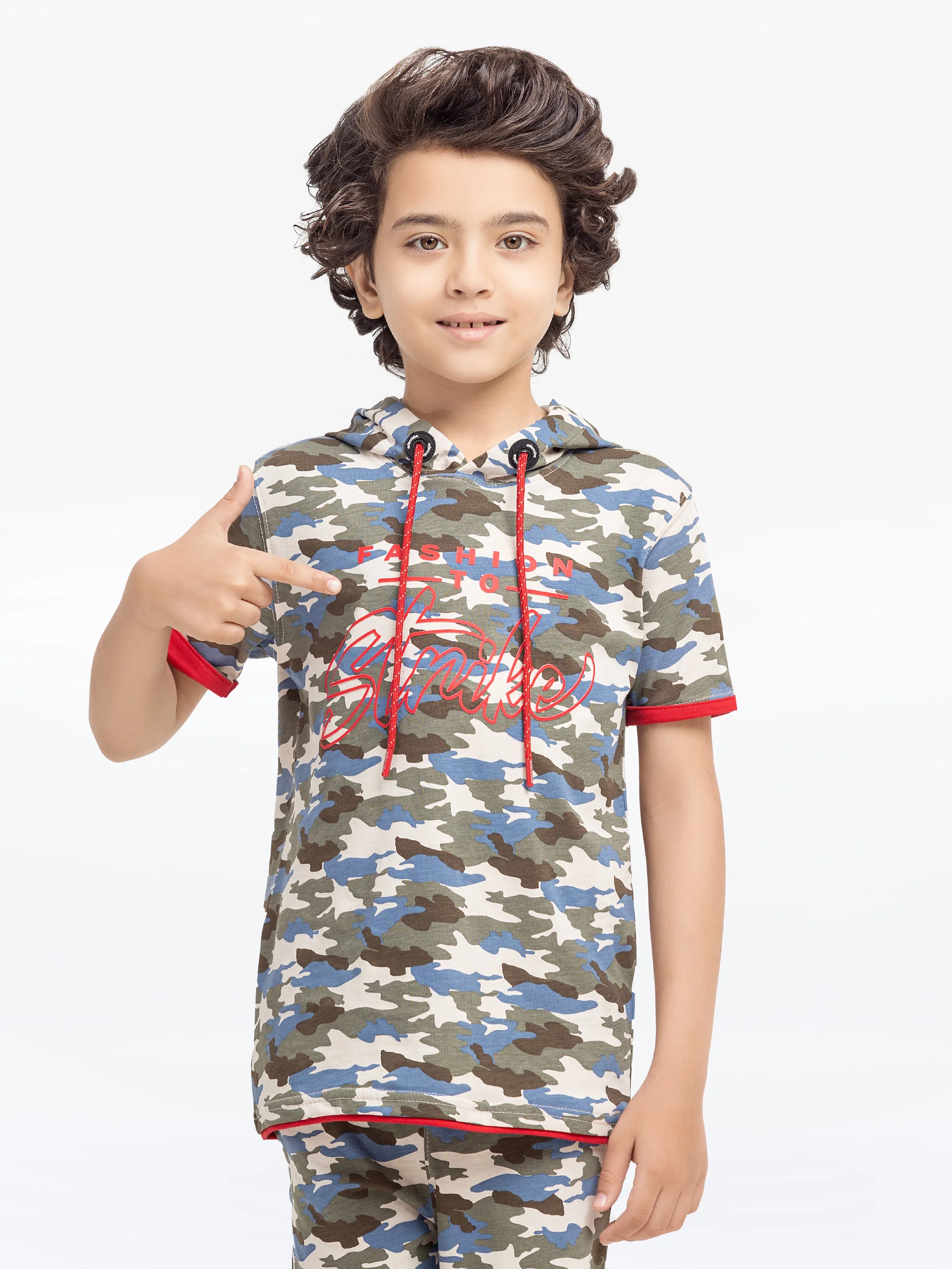 Hooded Tee Co-Ord Set - EBTCS5-006 - Image 2