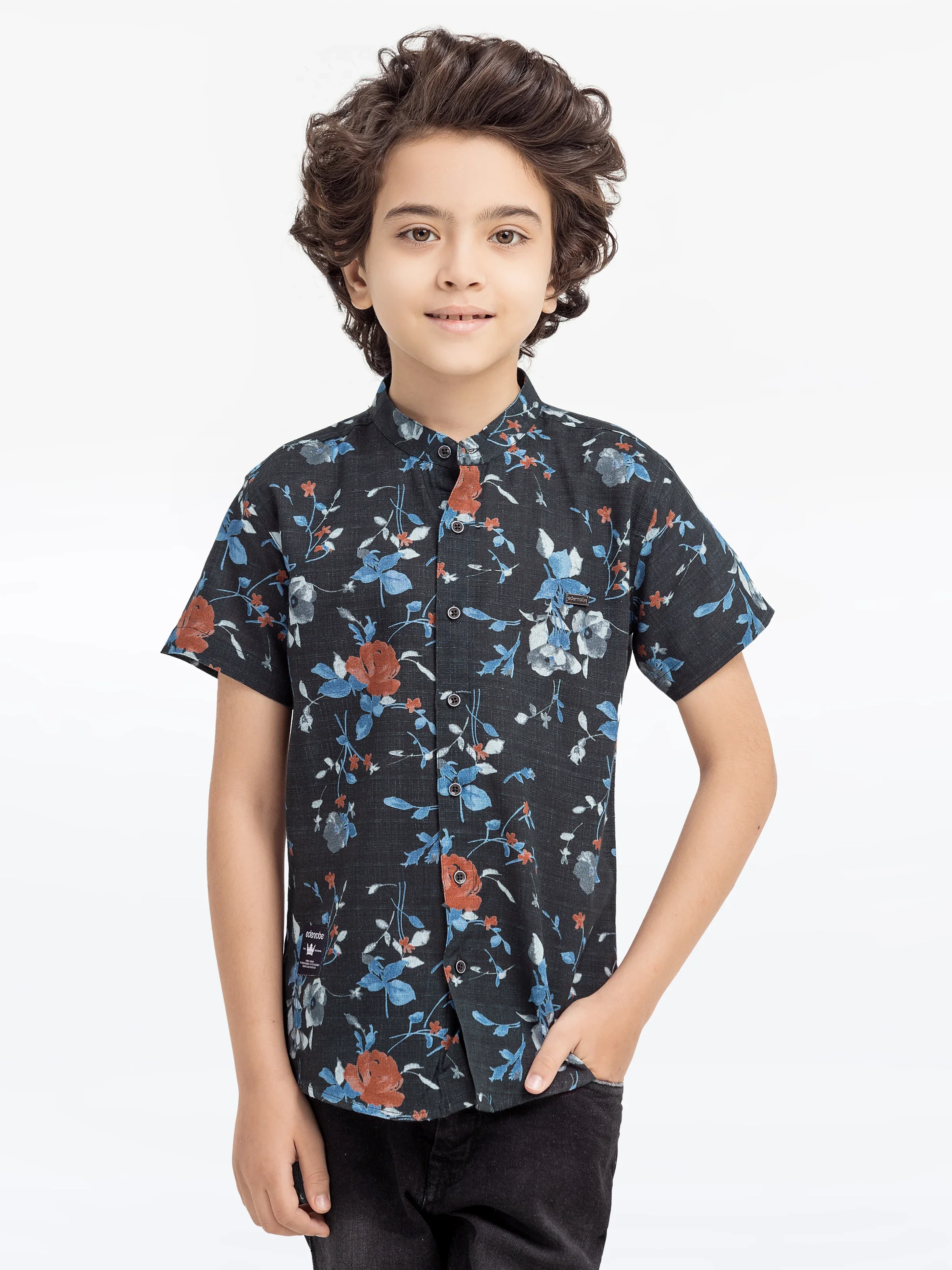 Half Sleeves Printed Shirt - EBTS5-27598