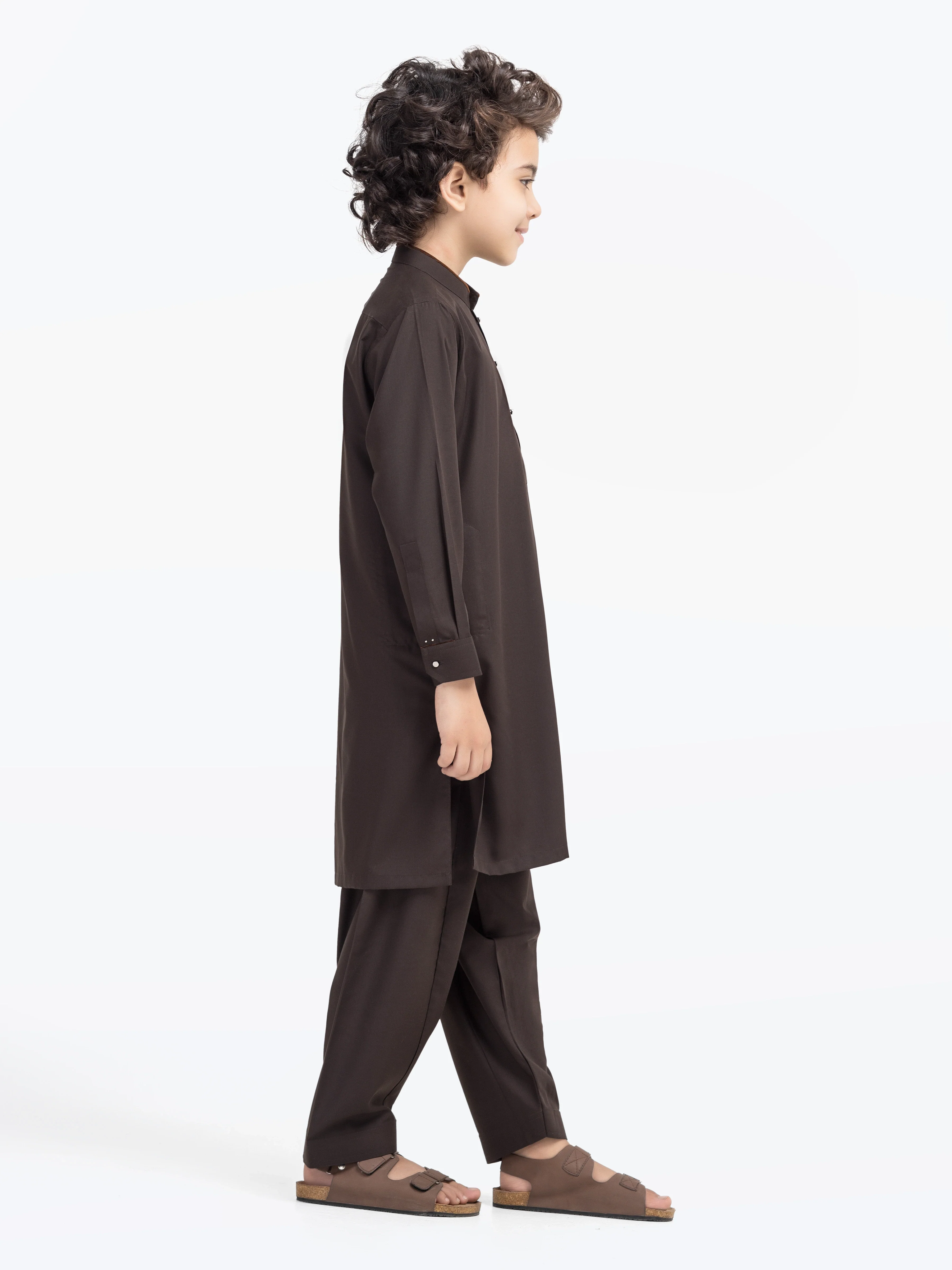 Embroidered Blended Shalwar Kameez - EBTKS5-4028 - Image 4