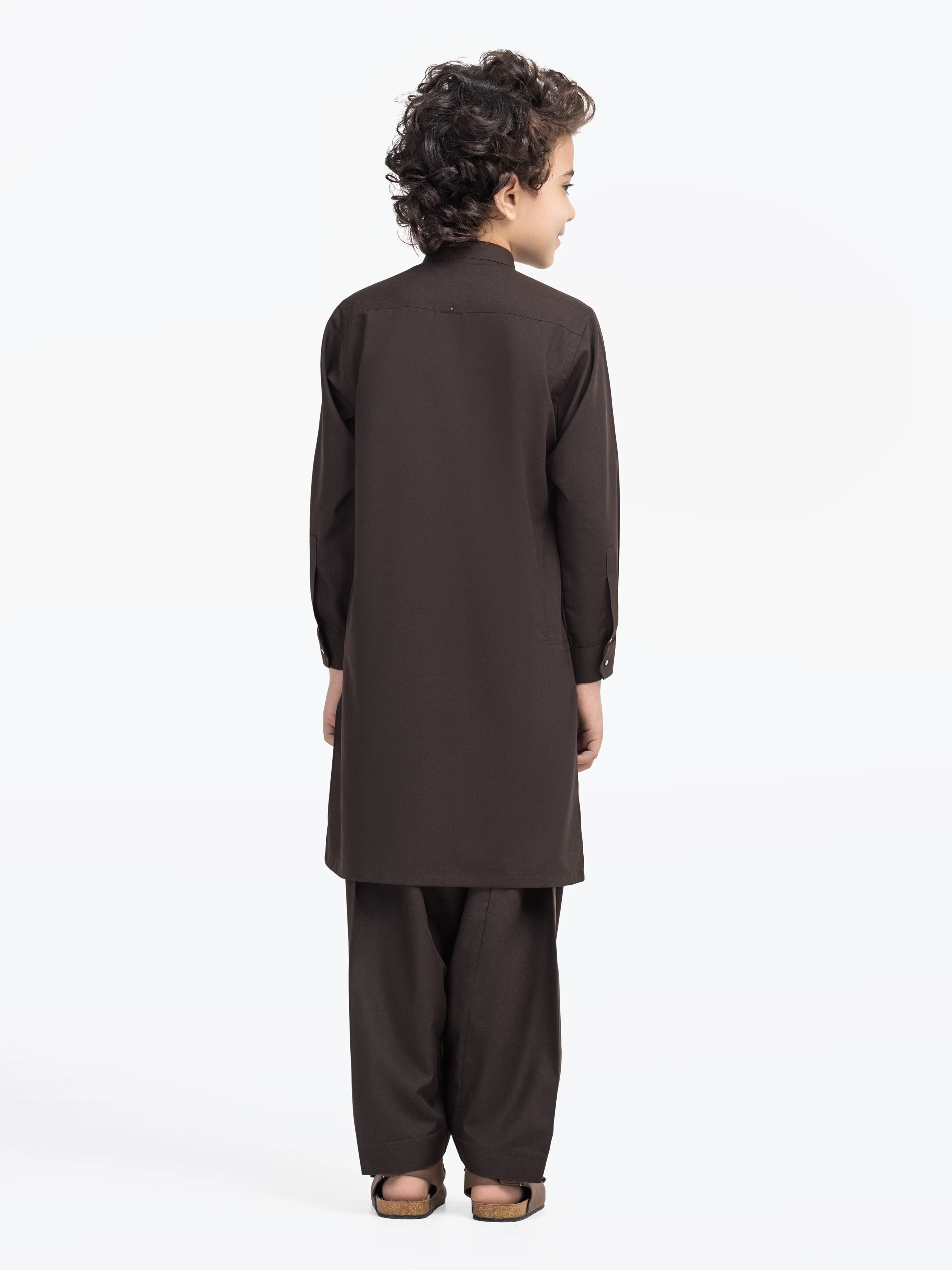 Embroidered Blended Shalwar Kameez - EBTKS5-4028 - Image 5
