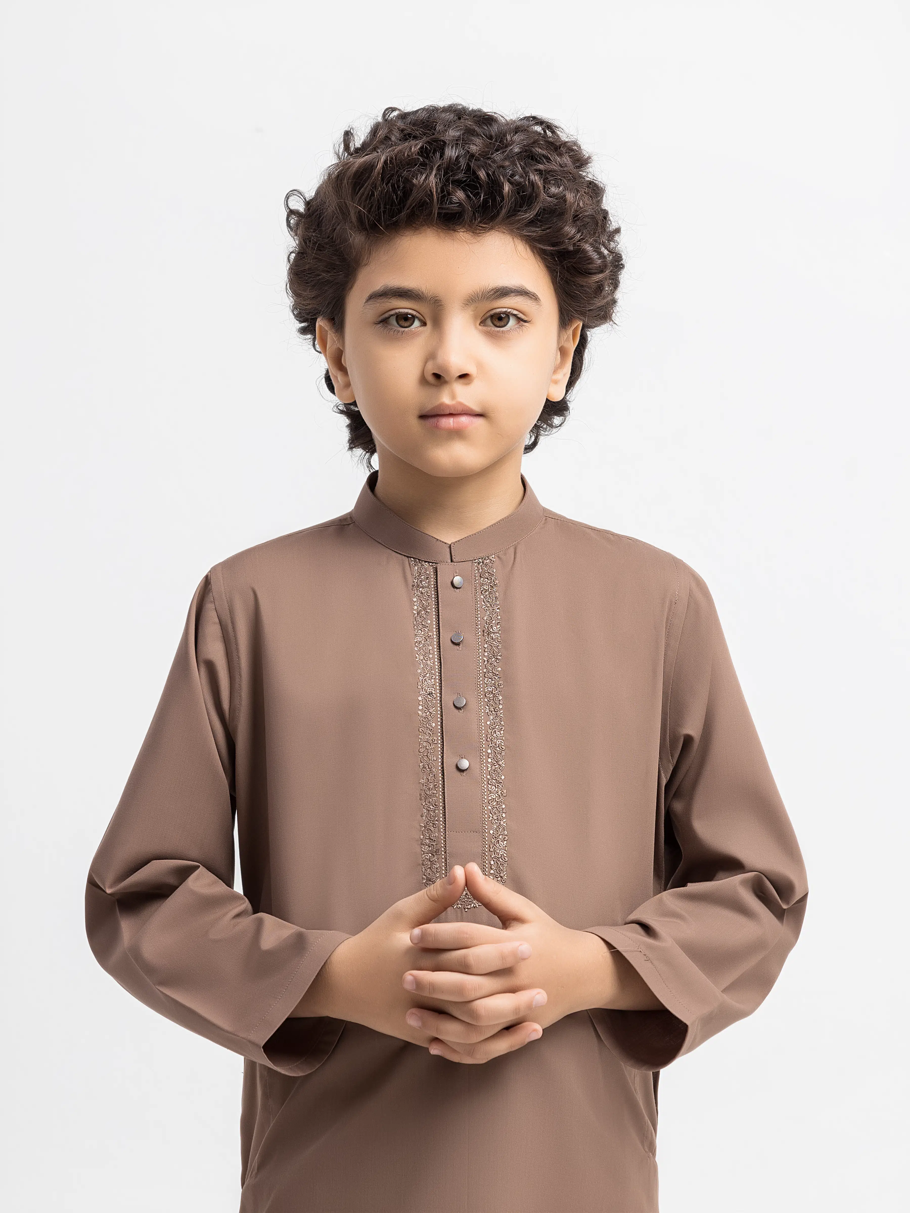 Embroidered Blended Shalwar Kameez - EBTKS5-4063 - Image 2