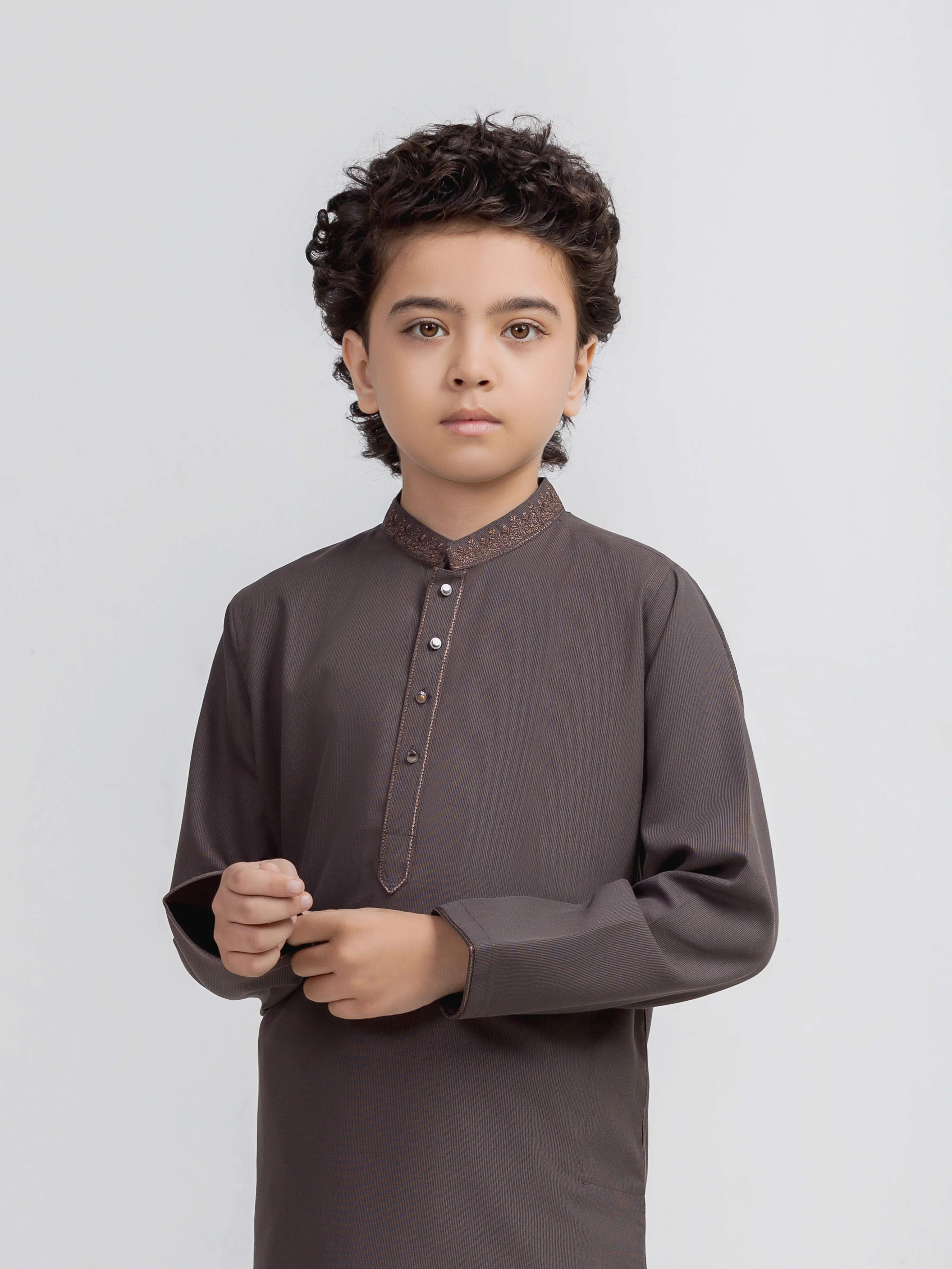 Embroidered Blended Shalwar Kameez - EBTKS6-4117 - Image 2