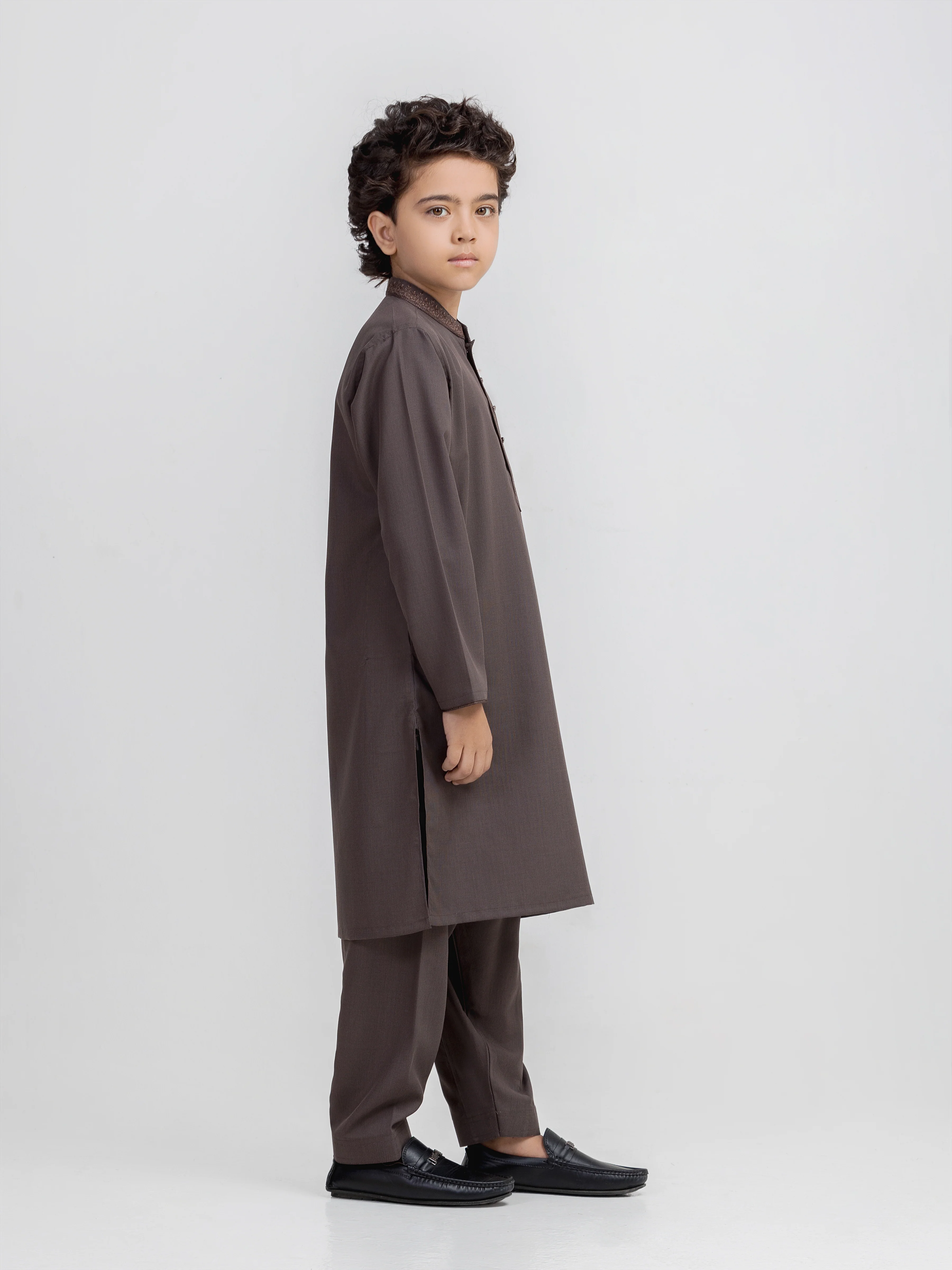 Embroidered Blended Shalwar Kameez - EBTKS6-4117 - Image 4