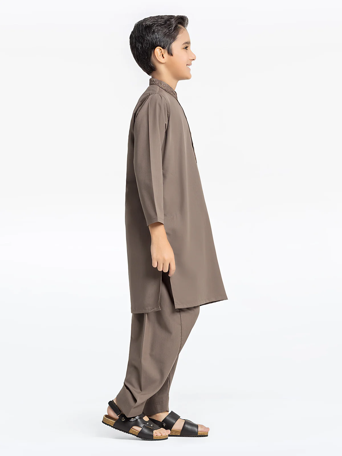 Embroidered Blended Shalwar Kameez - EBTKS24-3968 - Image 5