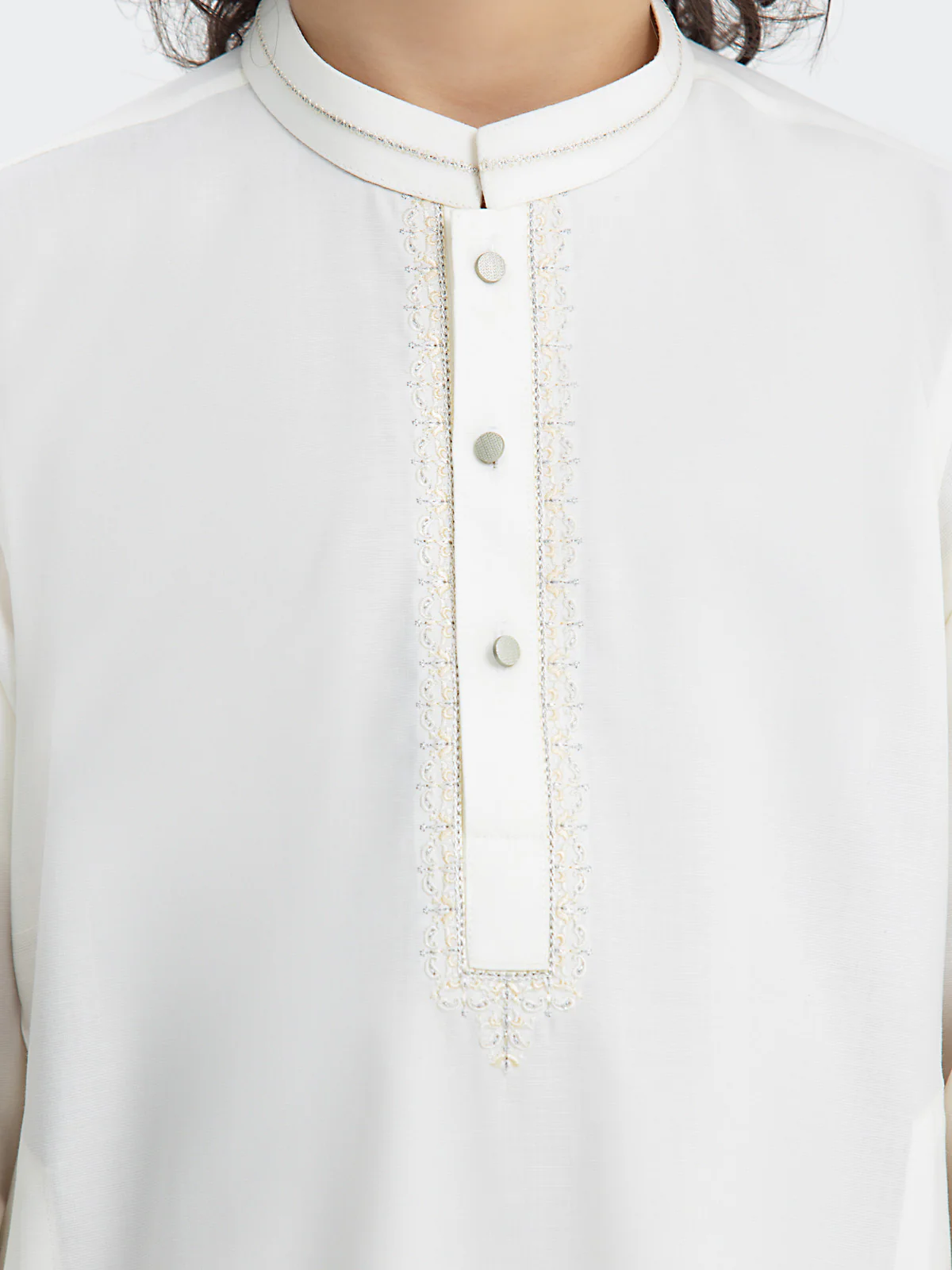 Embroidered Blended Kurta Pajama - EBTKP24-002 - Image 3