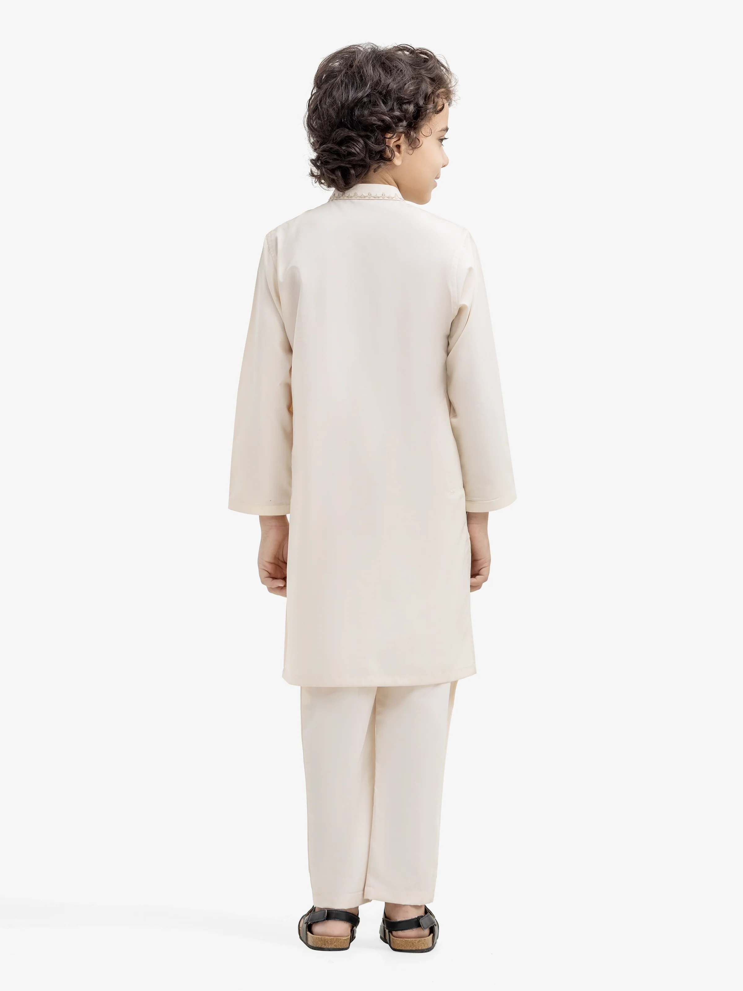 Embroidered Blended Kurta Pajama - EBTKP5-015 - Image 5