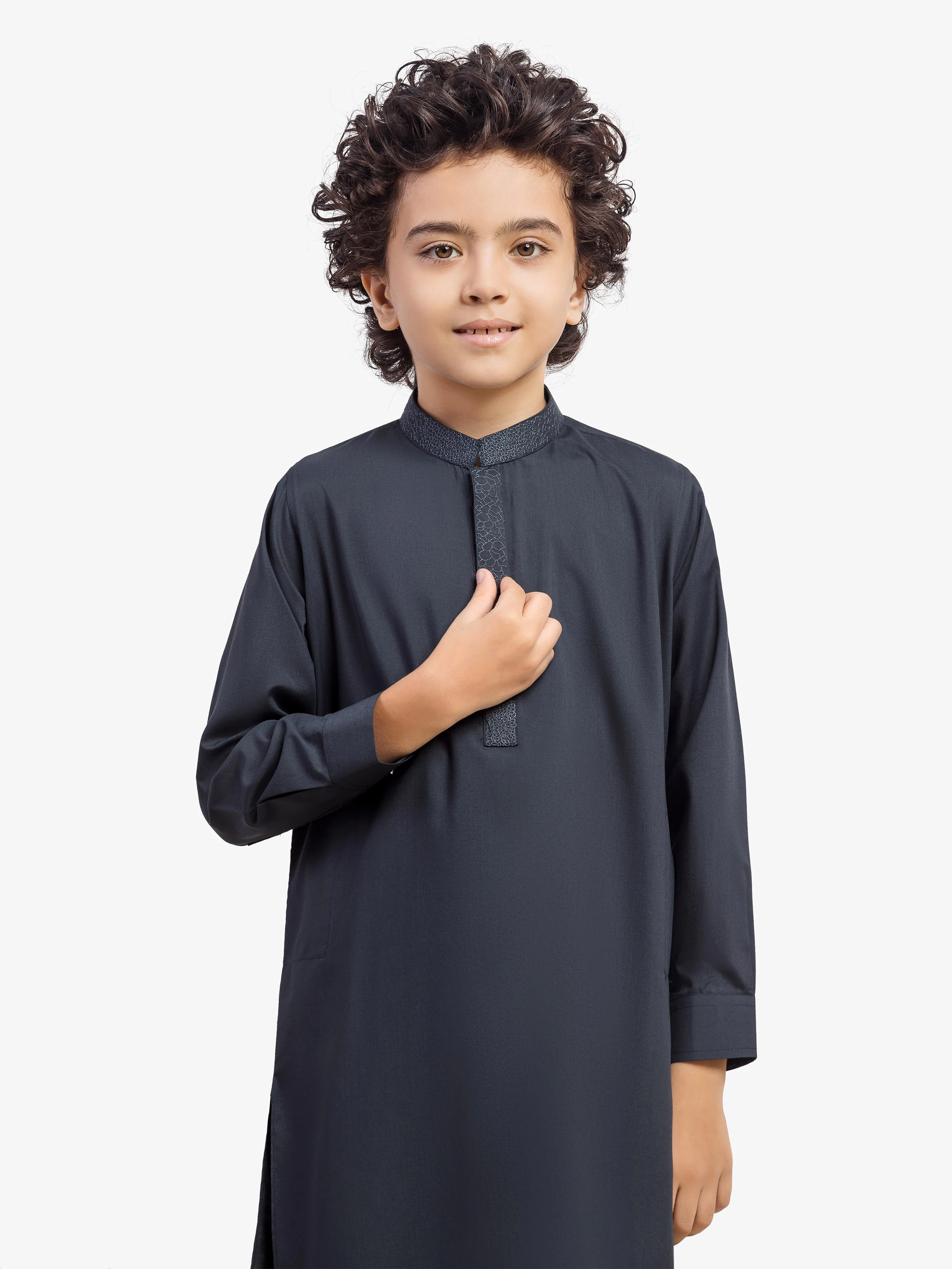Embroidered Blended Shalwar Kameez - EBTKS5-4050 - Image 2