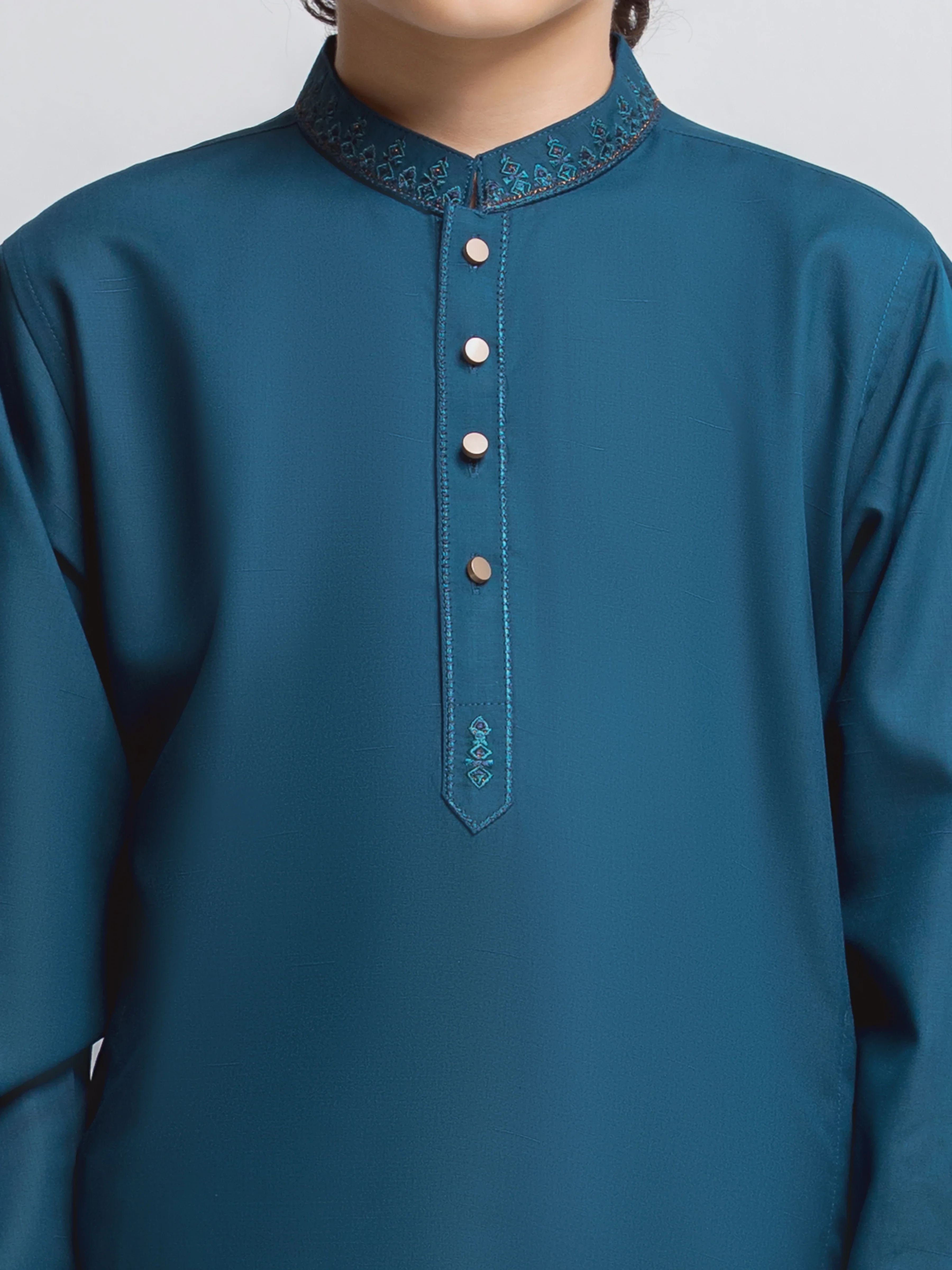 Embroidered Blended Shalwar Kameez - EBTKS6-4116 - Image 3