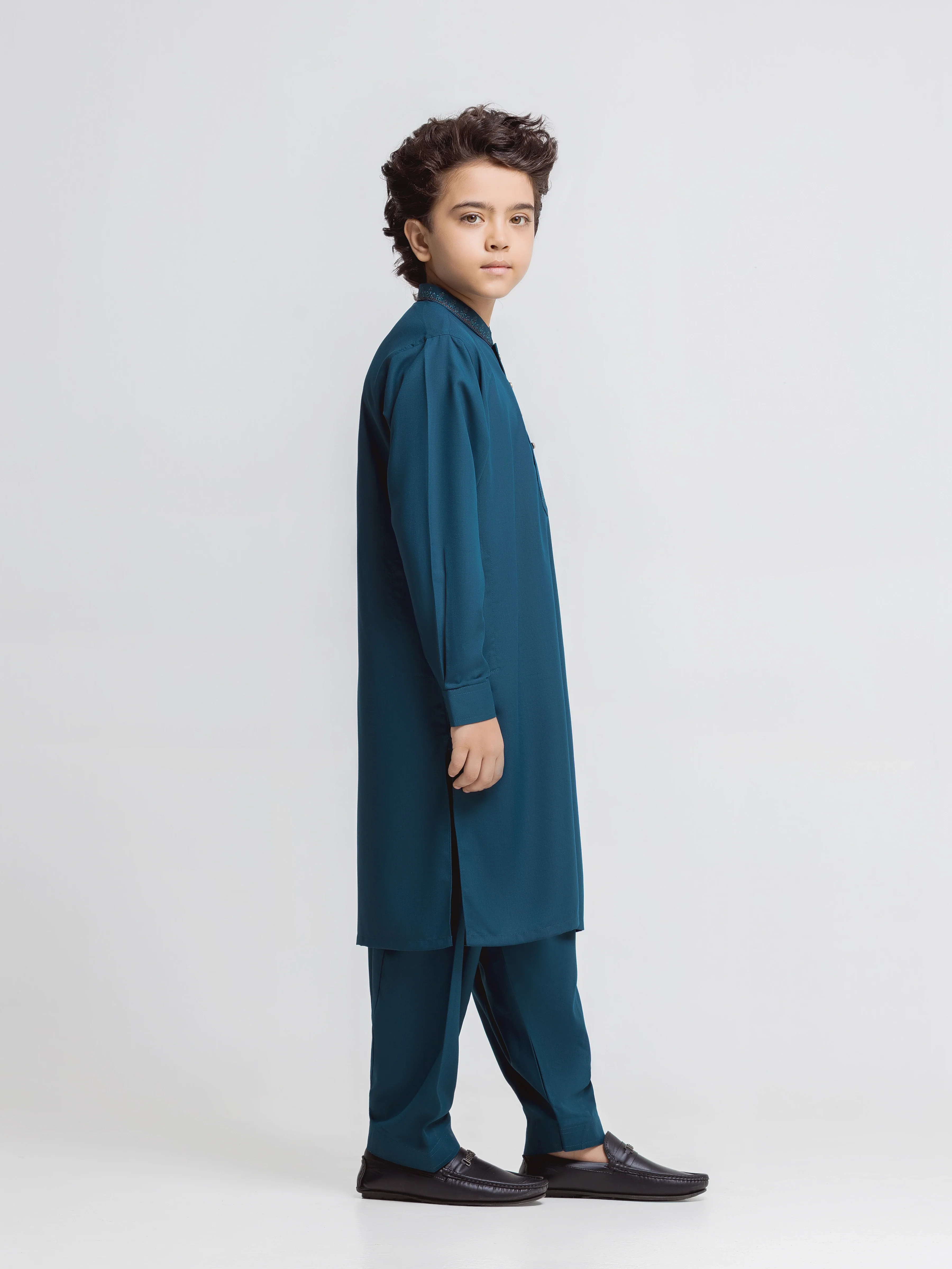 Embroidered Blended Shalwar Kameez - EBTKS6-4116 - Image 4