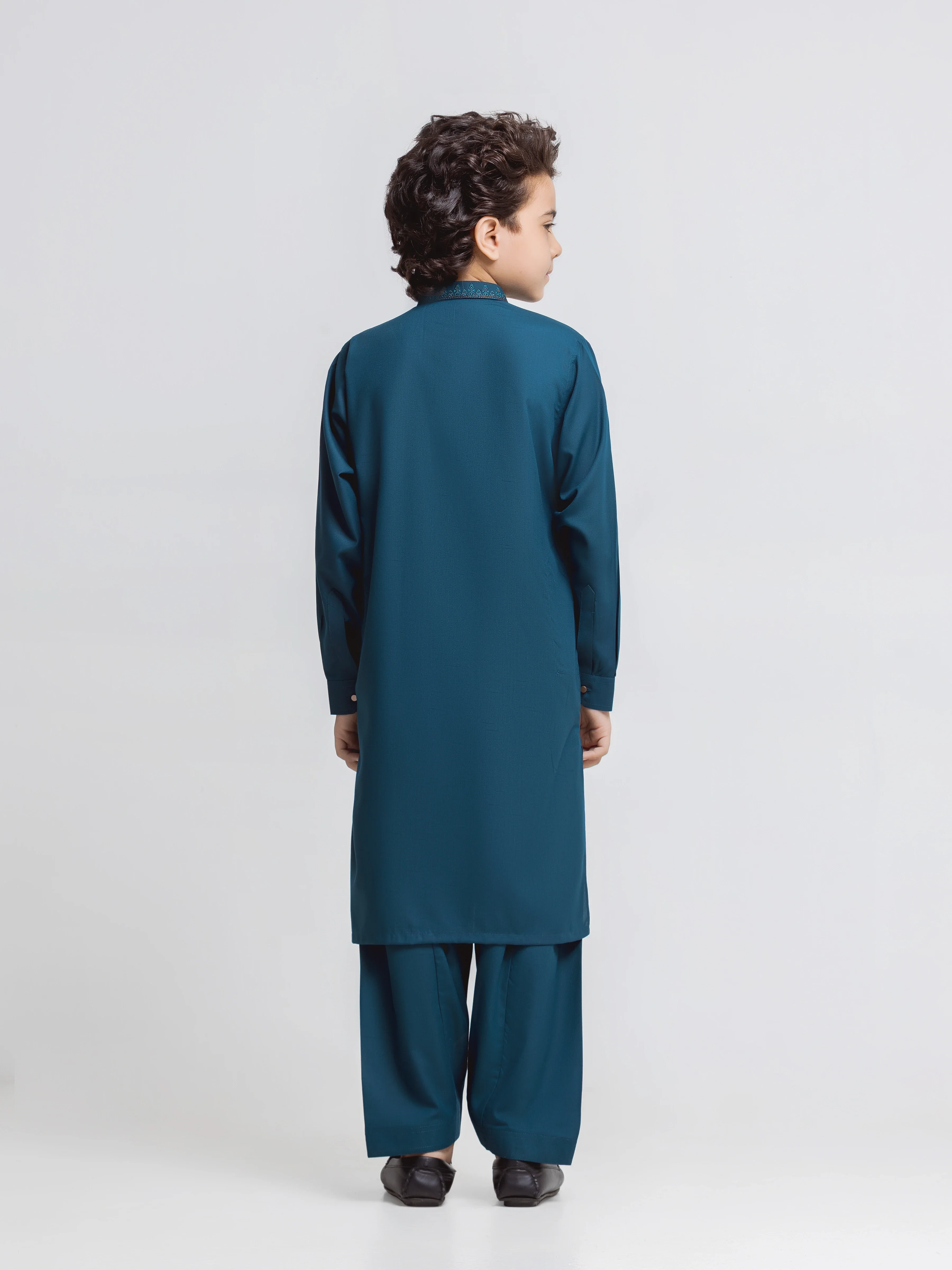 Embroidered Blended Shalwar Kameez - EBTKS6-4116 - Image 5