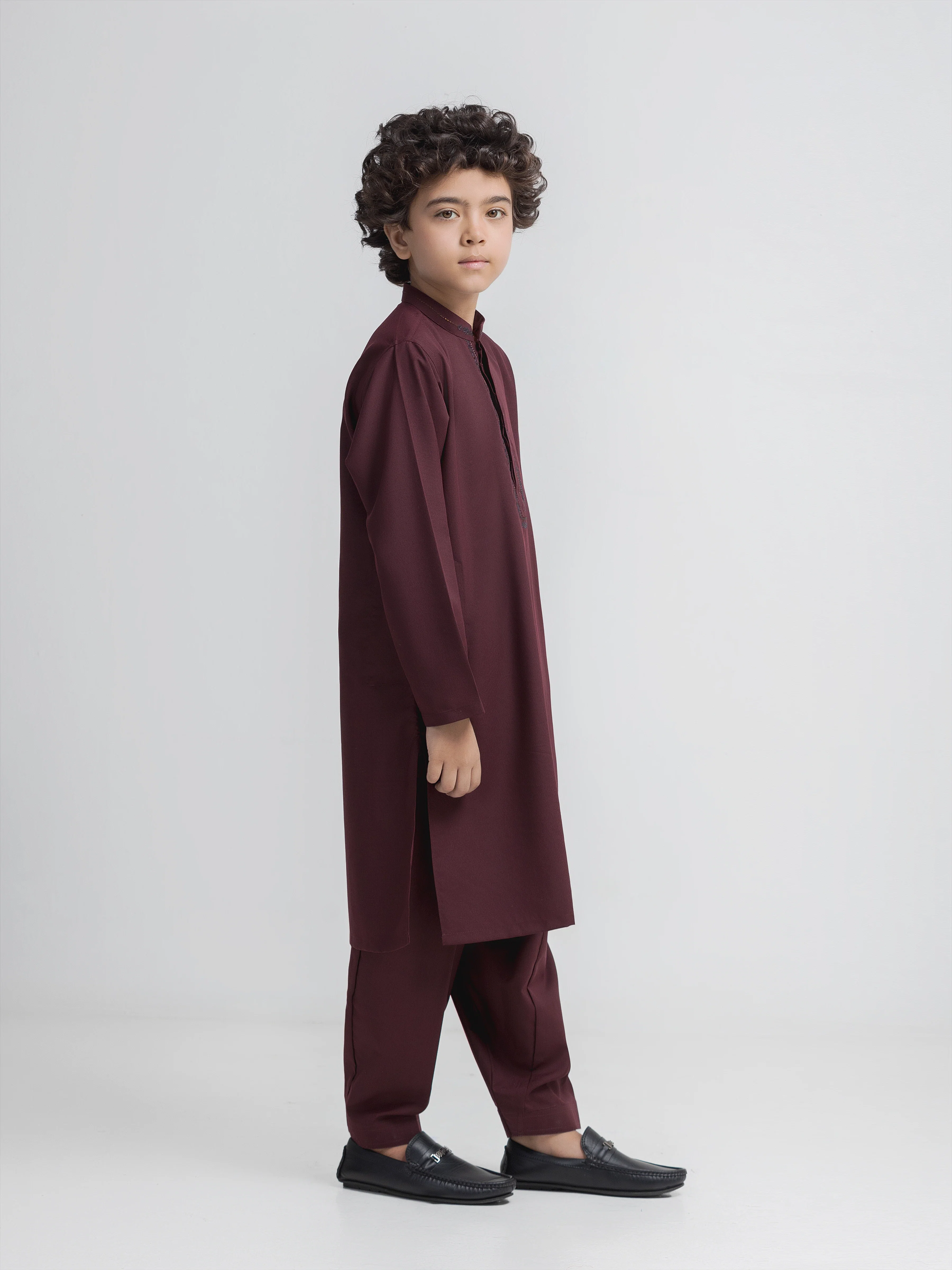 Embroidered Blended Shalwar Kameez - EBTKS6-4098 - Image 5