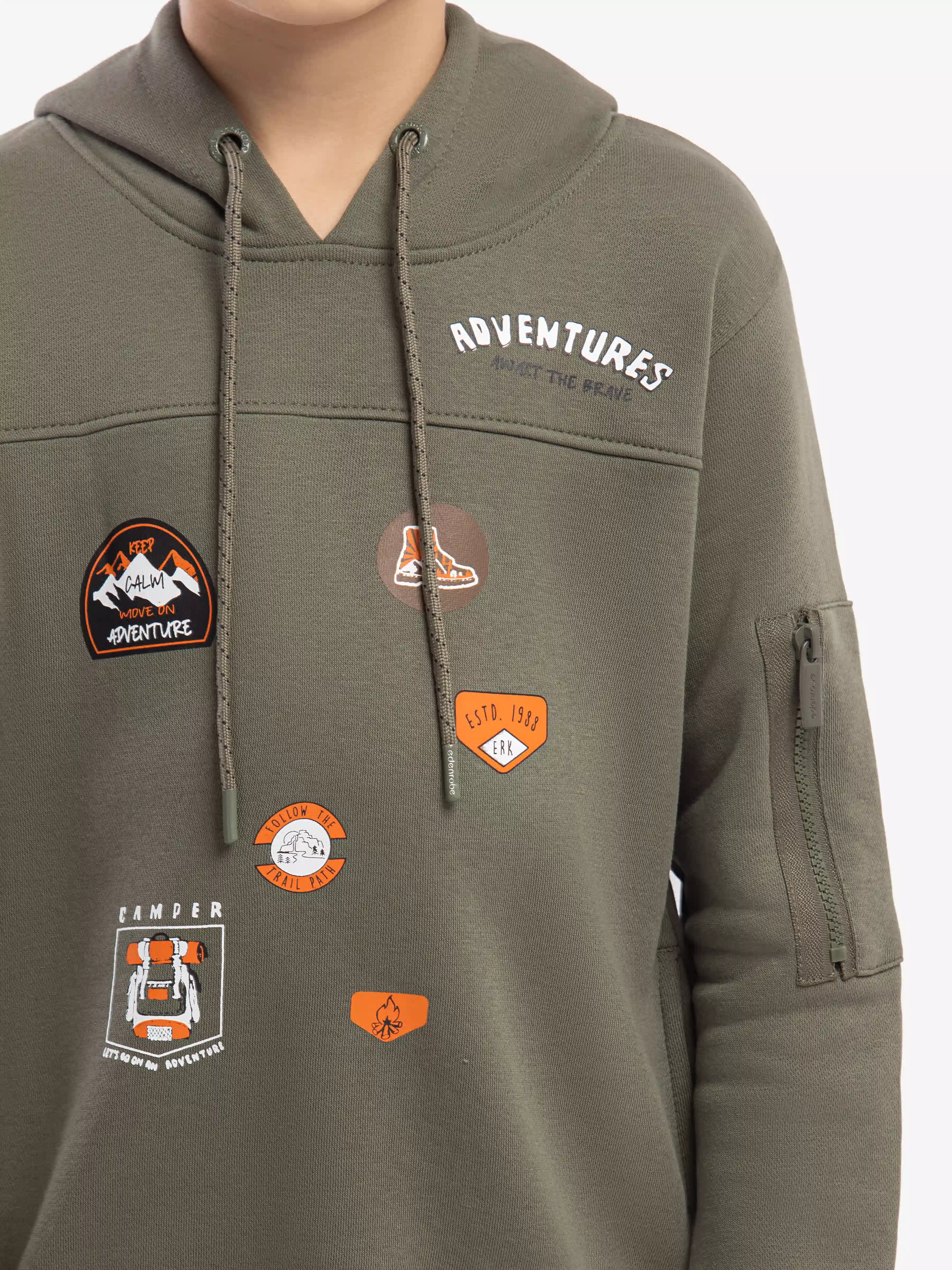 Pullover Hoodie - EBTH5-016 - Image 3