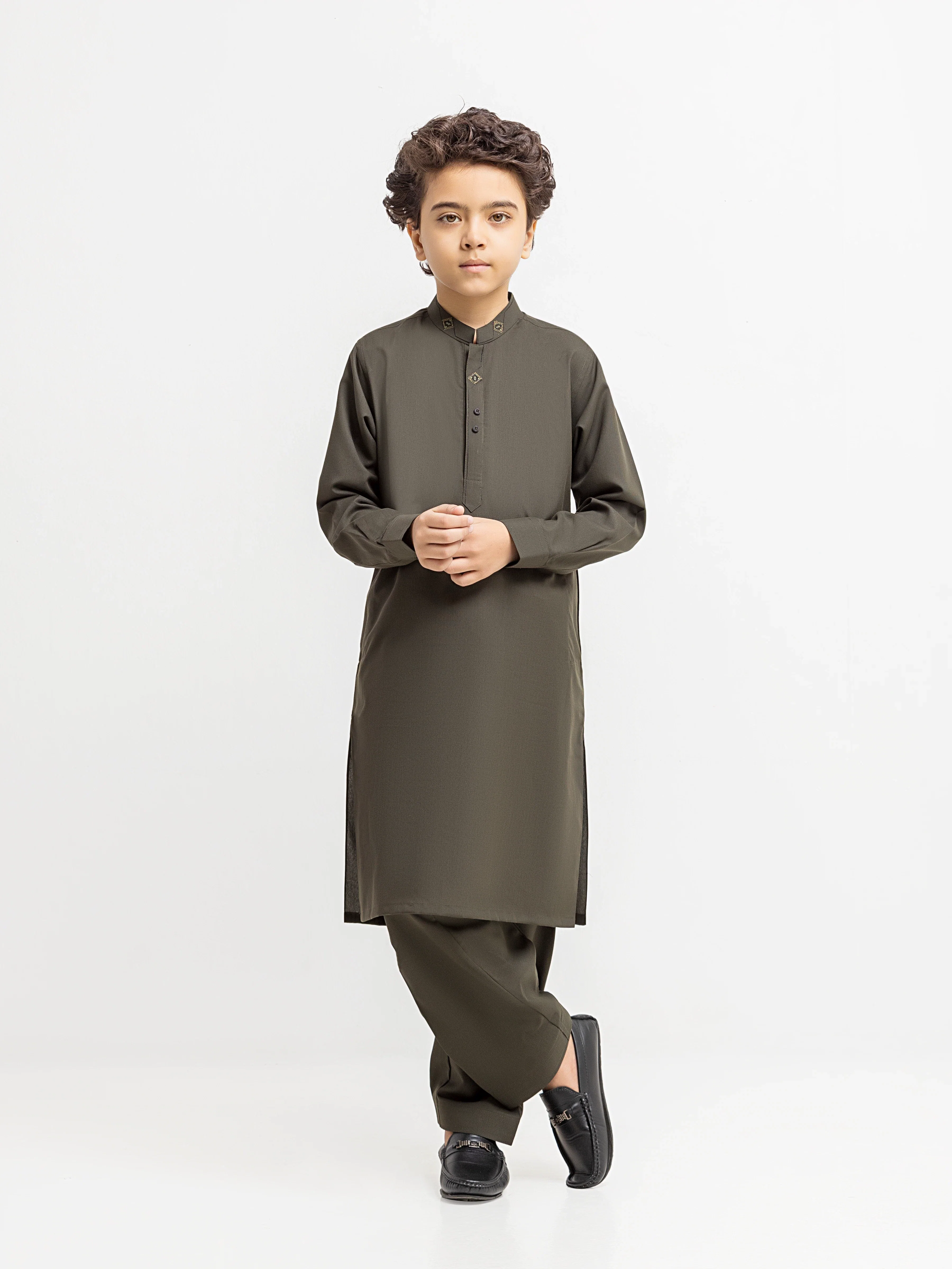 Embroidered Blended Shalwar Kameez - EBTKS6-4099