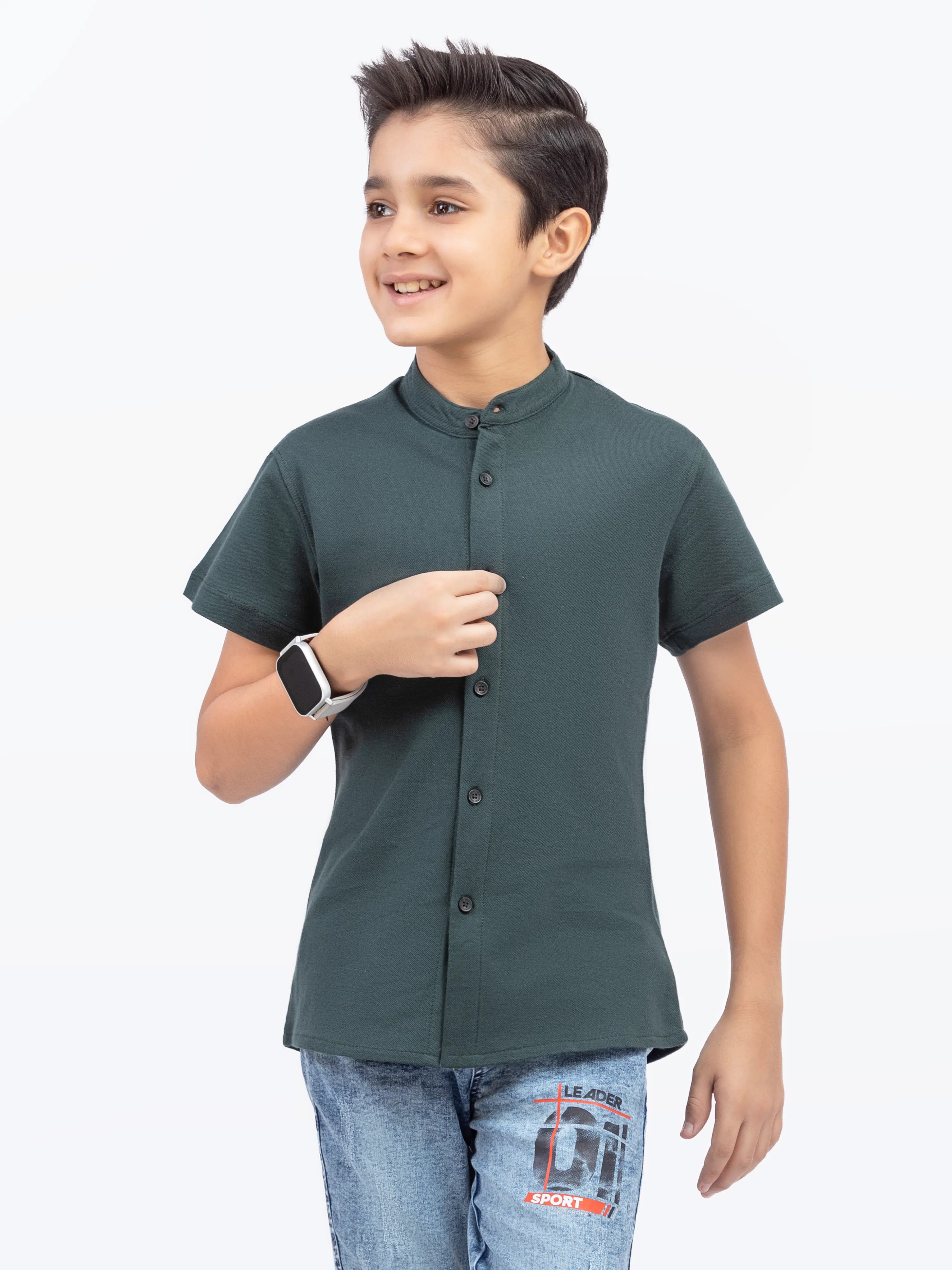 Half Sleeves Basic Shirt - EBTS24-27558