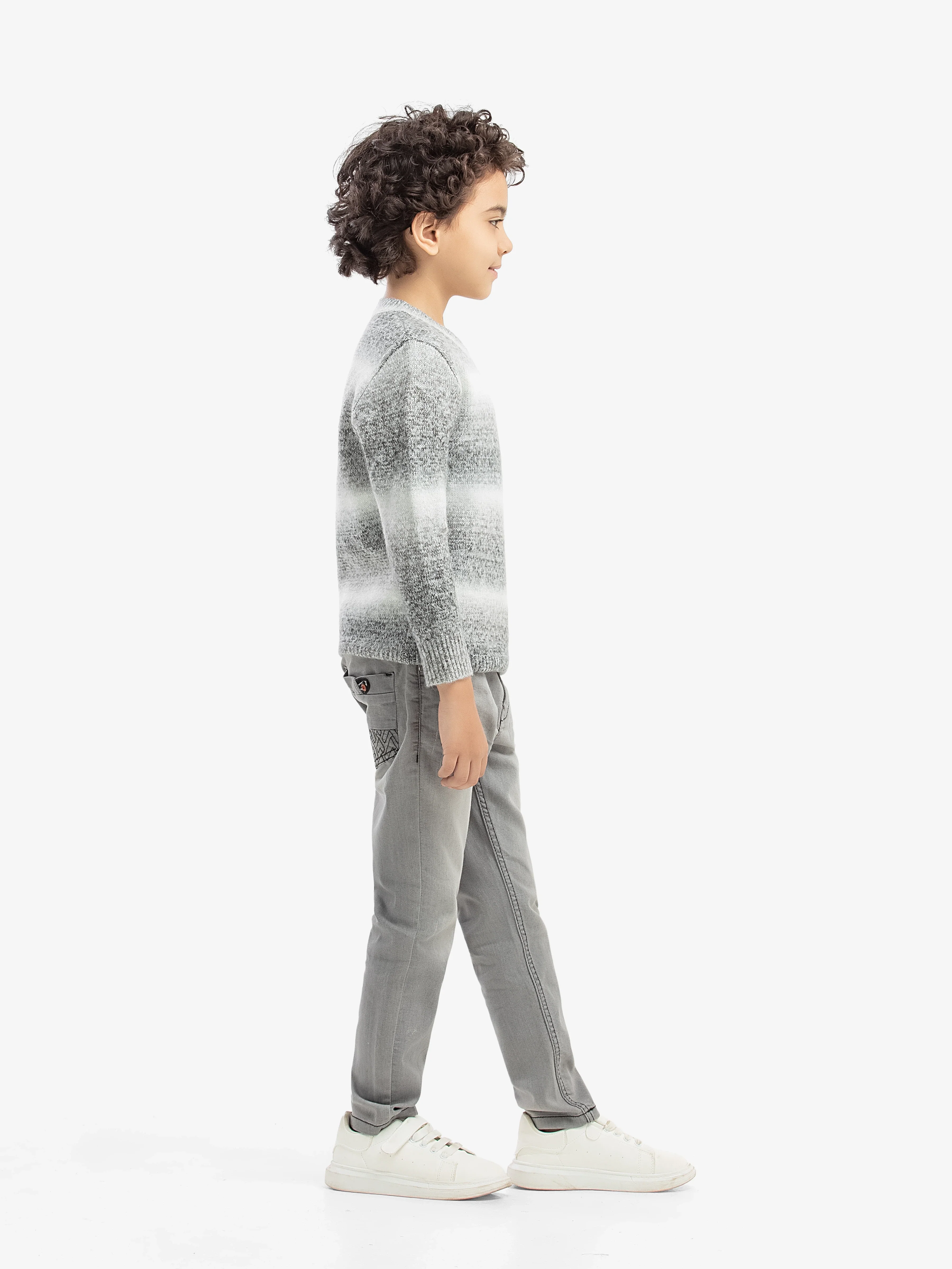 Crew Neck Woolen Sweater - EBTSWT5-002 - Image 4