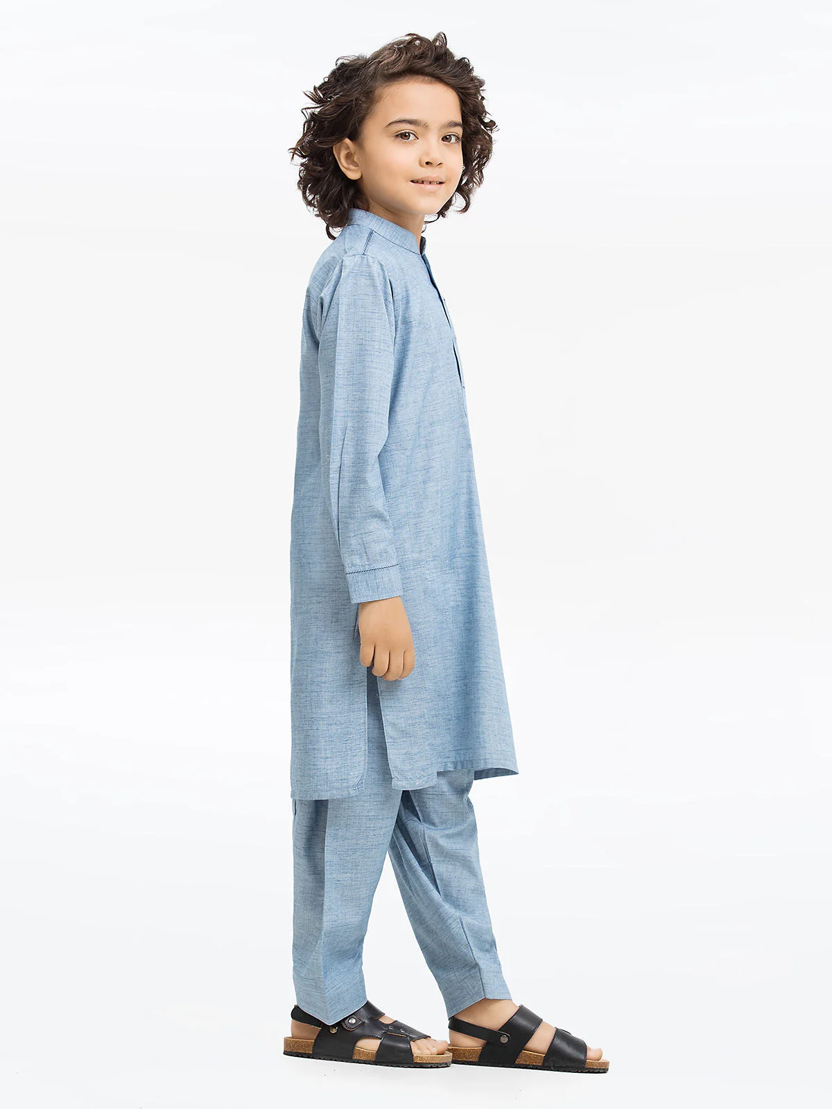 Embroidered Blended Shalwar Kameez - EBTKS24-3950 - Image 3