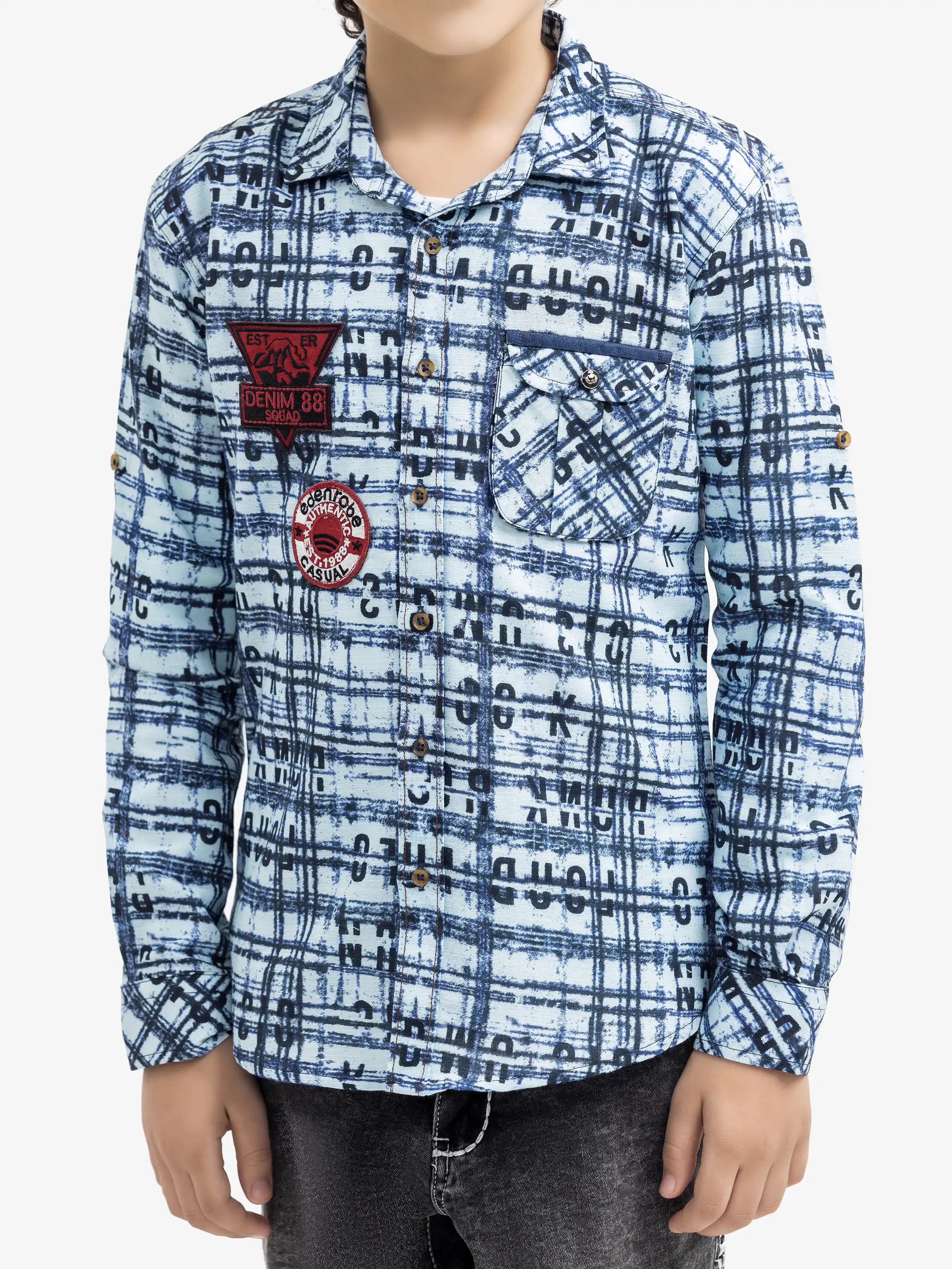 Printed Shirt - EBTS5-27597 - Image 3