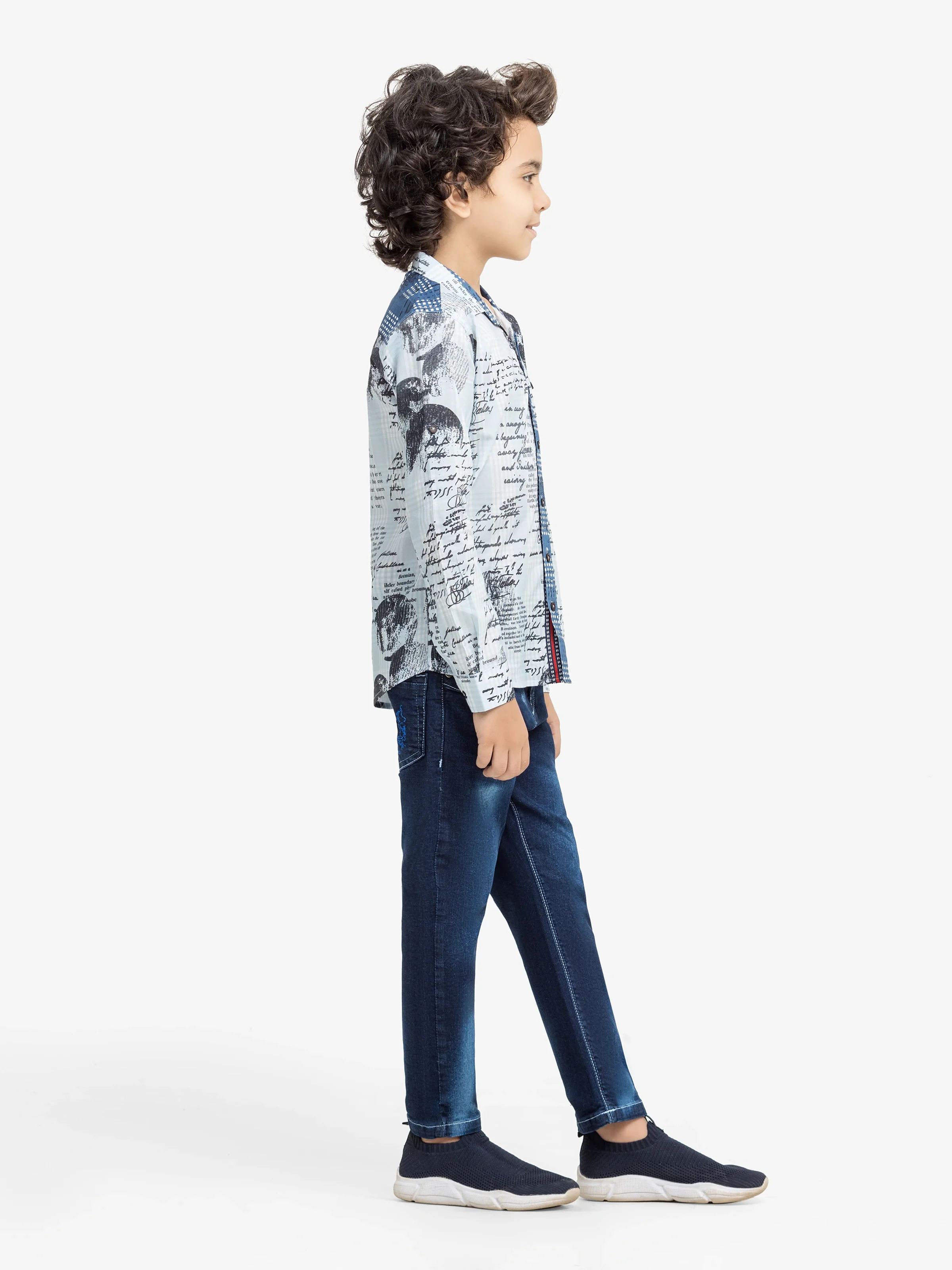Printed Shirt - EBTS5-27626 - Image 4