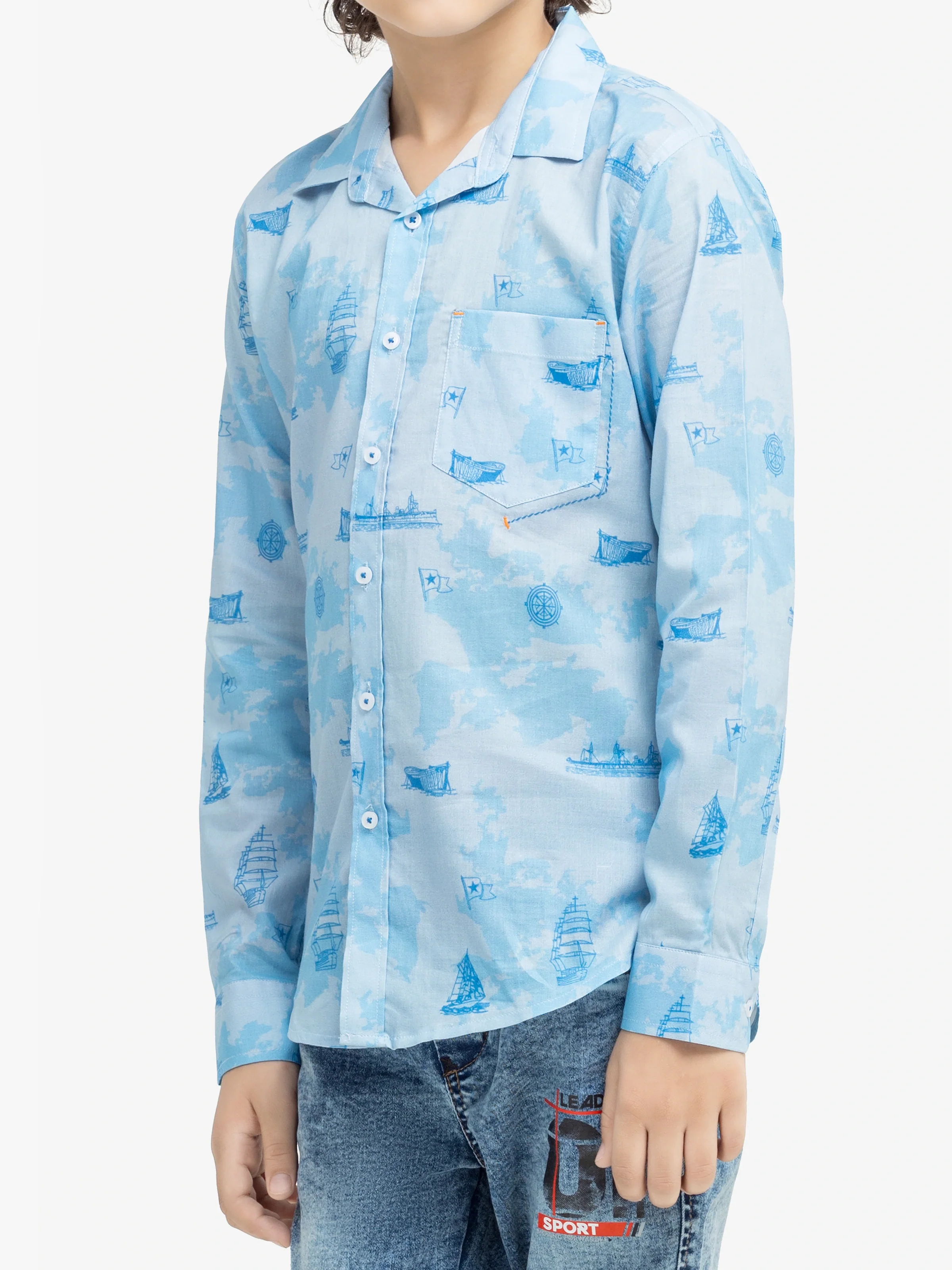 Printed Shirt - EBTS5-27627 - Image 3