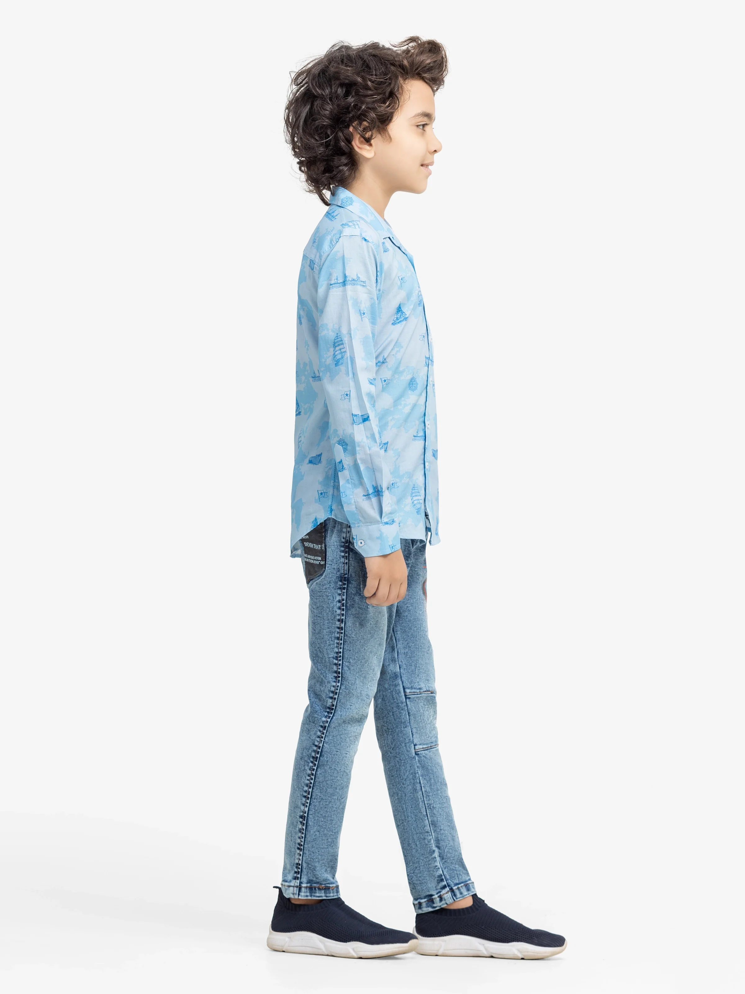 Printed Shirt - EBTS5-27627 - Image 4