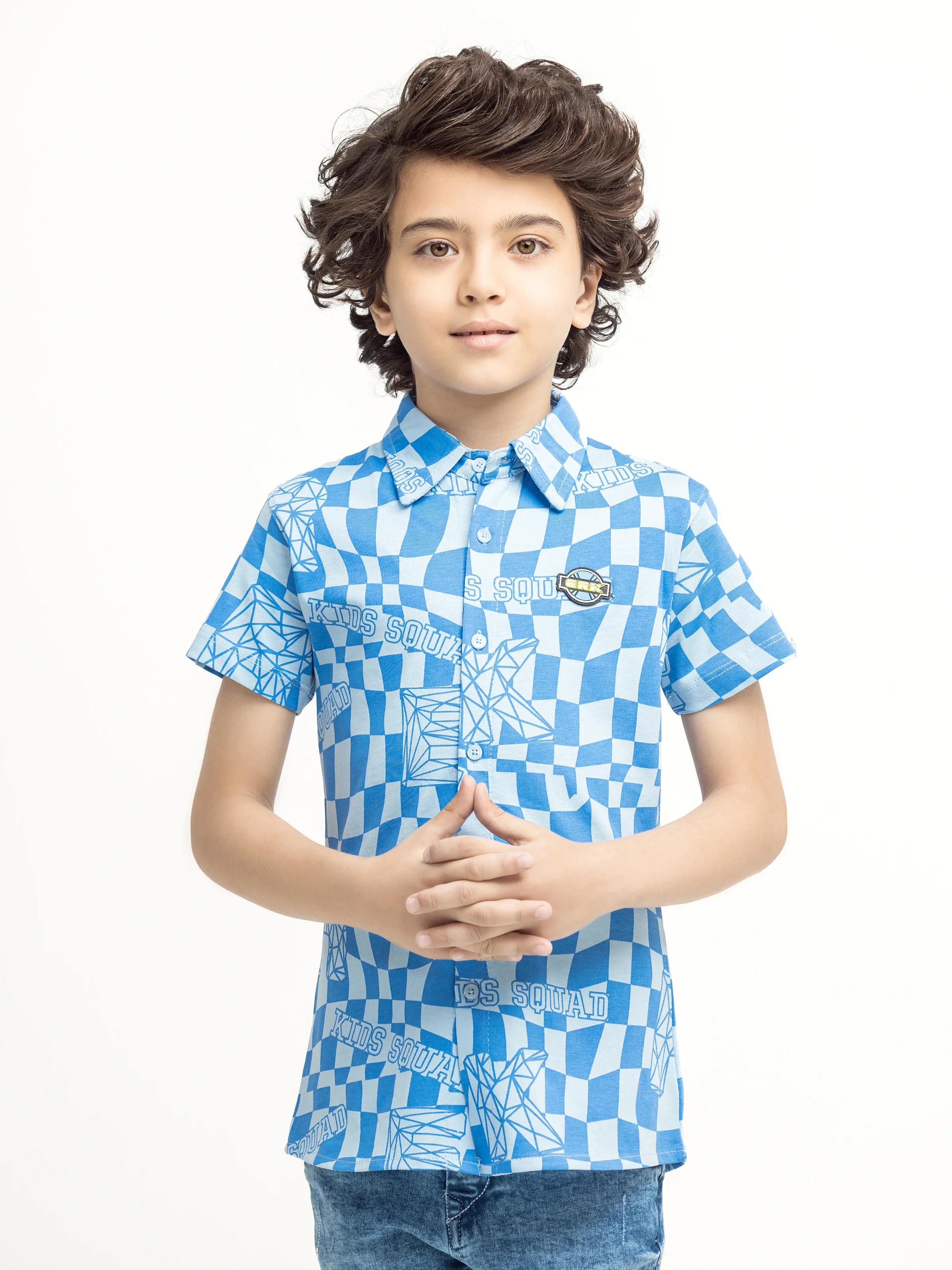 Half Sleeves Printed Shirt - EBTS5-27630