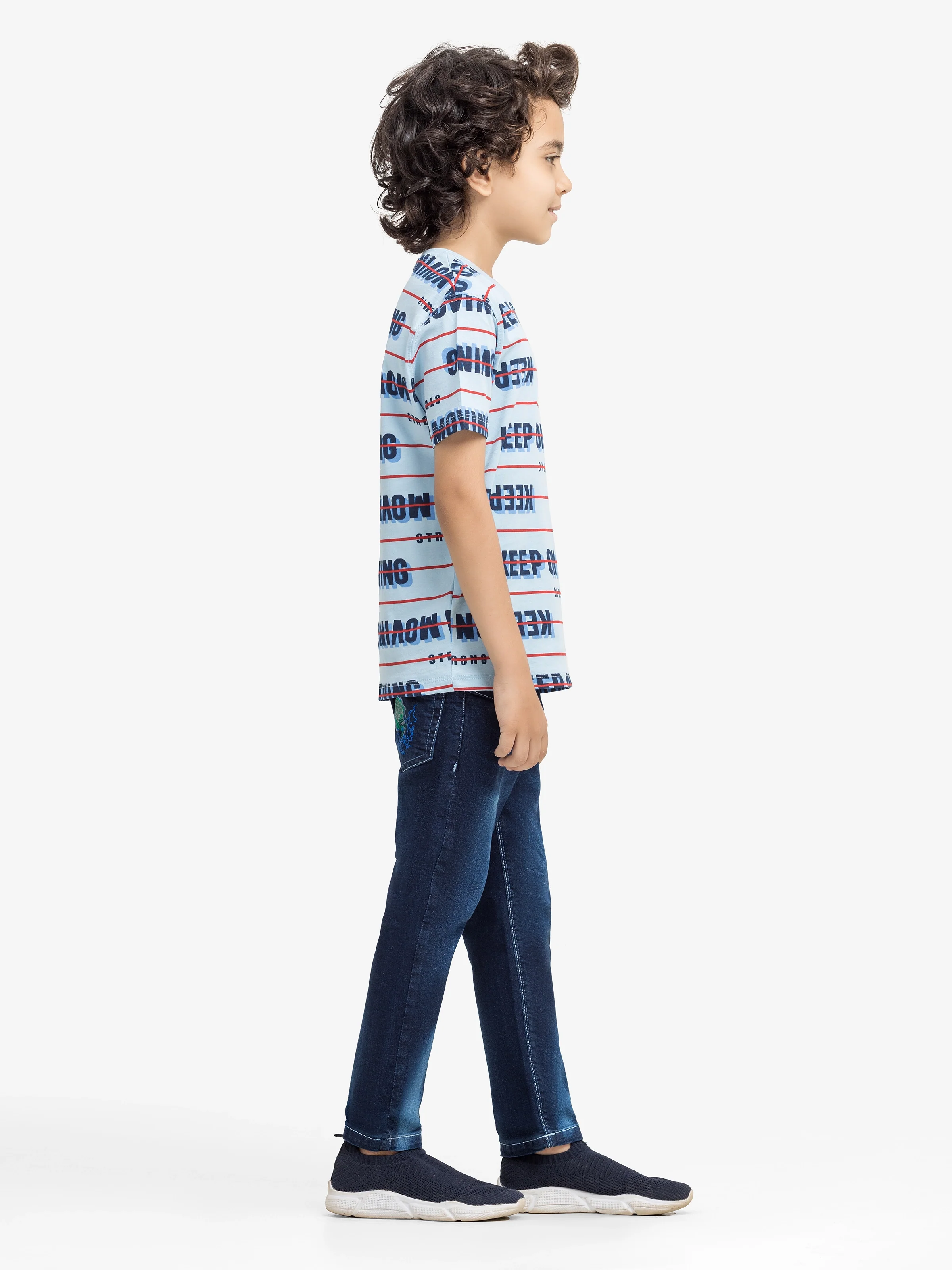 Striped Tee - EBTTS5-019 - Image 4