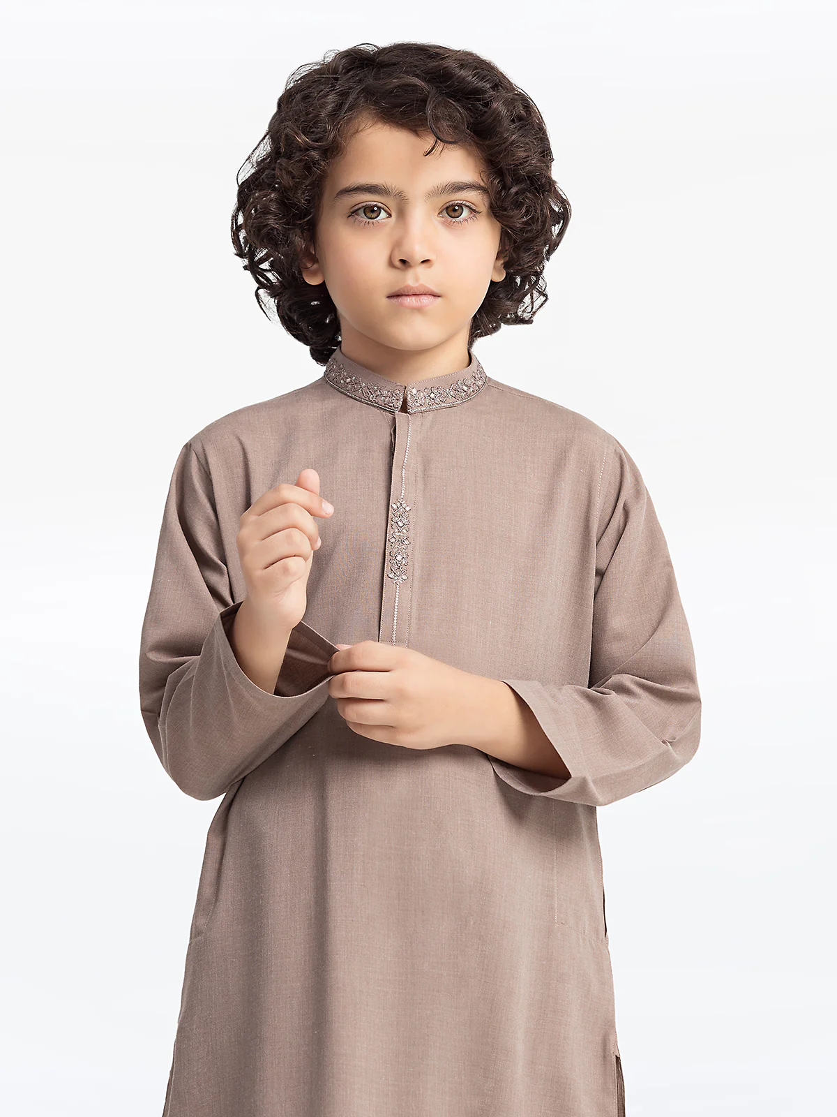 Embroidered Blended Shalwar Kameez - EBTKS24-3960 - Image 2