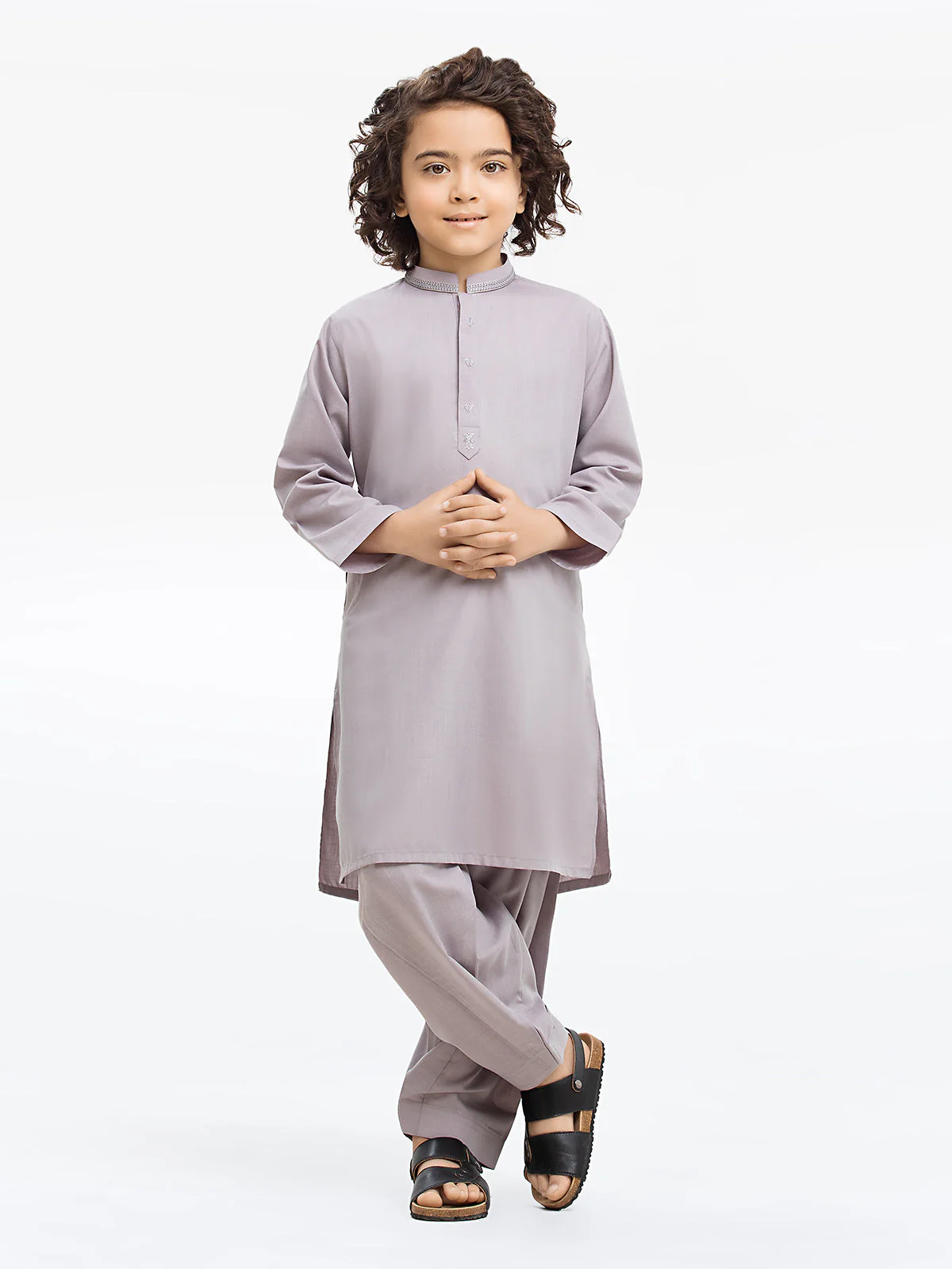 Embroidered Blended Shalwar Kameez - EBTKS24-3942